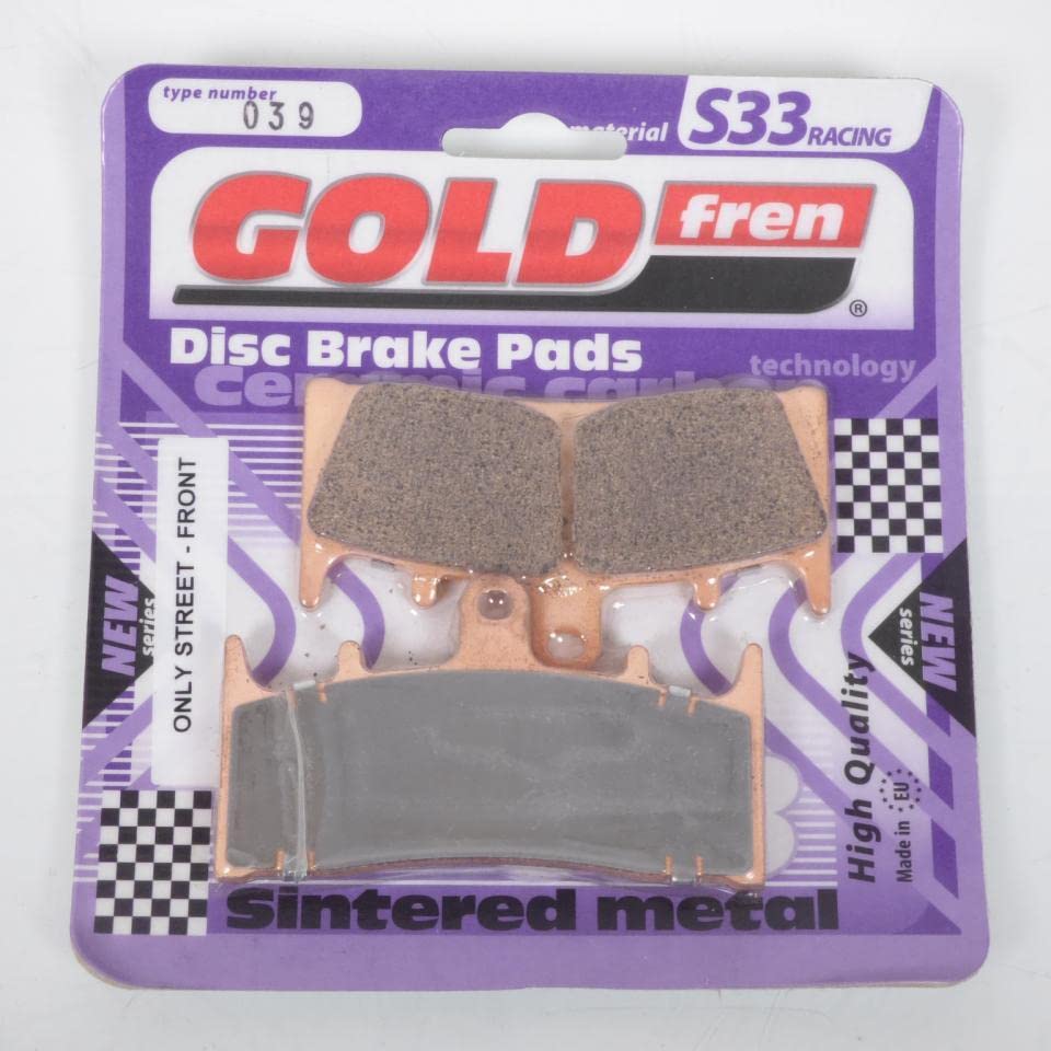 Plaquette de frein Gold Fren moto Kawasaki ZRX 1200 R étrier AVG AVD