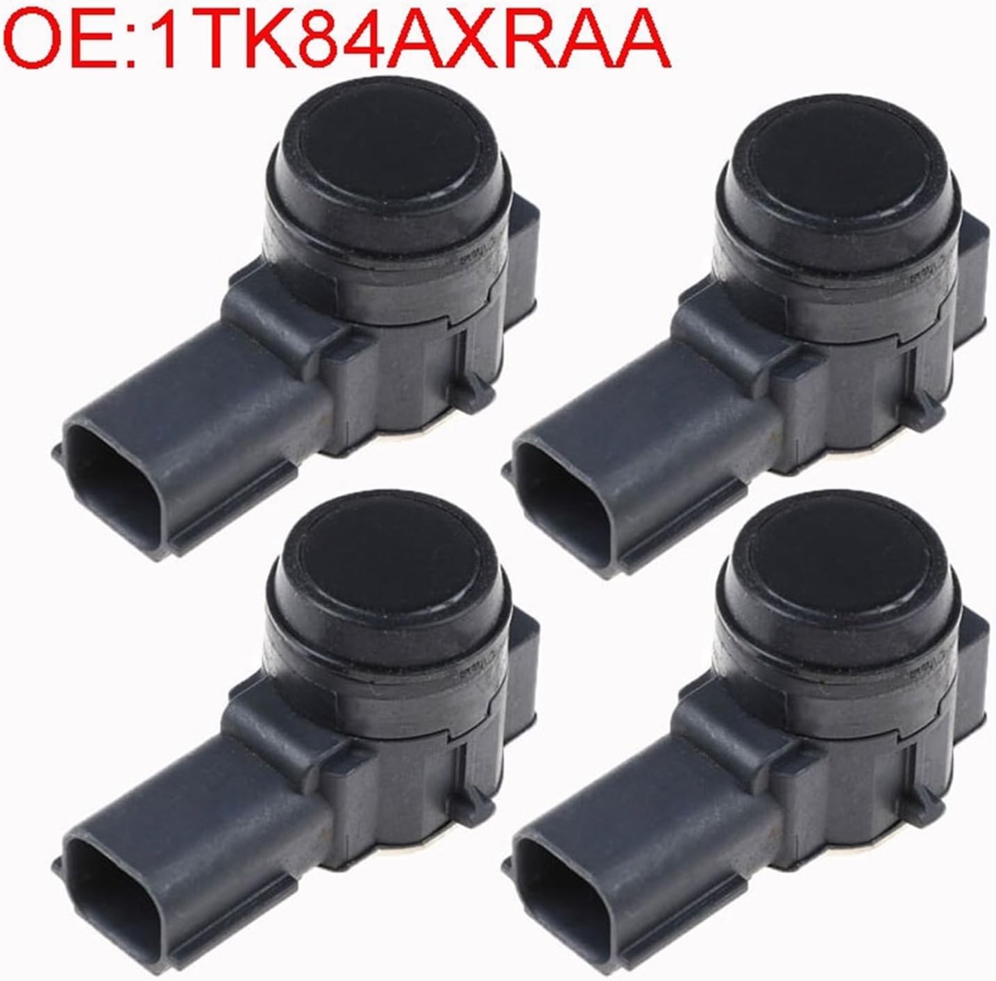 3Pins PDC Parking Sensor Car OEM 1TK84AXRAA 1/4Pcs(Color:1PCS)