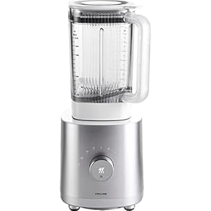 ZWILLING ENFINIGY blender Universal 1,4 liter, mixer met roestvrijstalen kruislemmet en 1200 watt krachtige motor, zilver