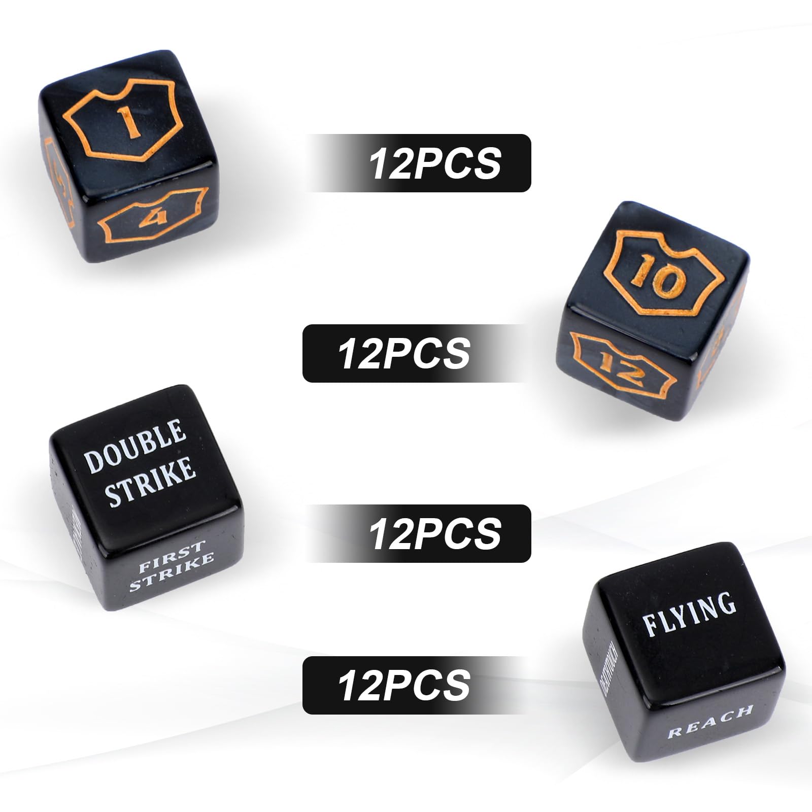 BOXOB 48pcs Abilities Keywords Counter Dices - Image 4
