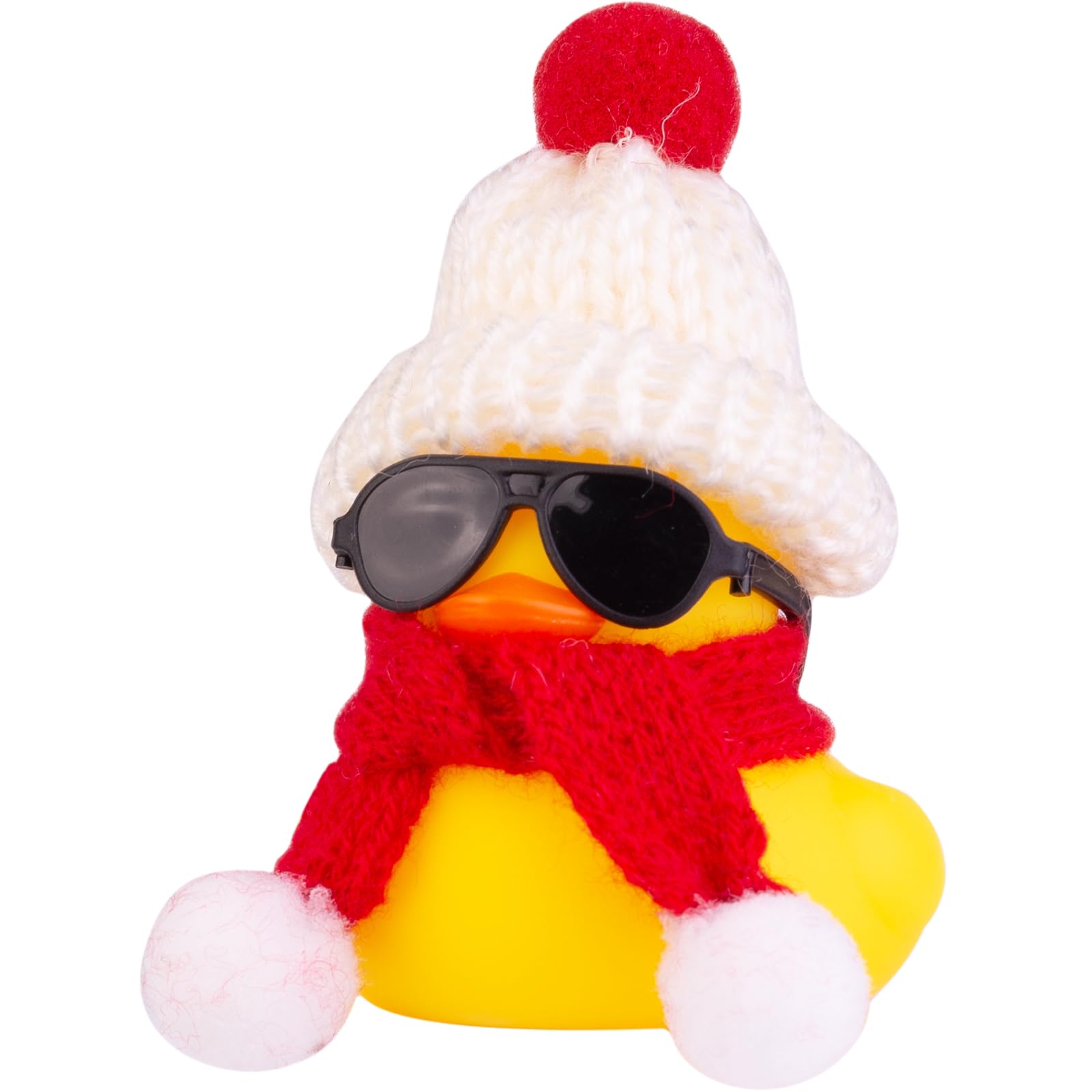 Christmas Rubber Duck Car Ornaments Yellow Duck Car Dashboard