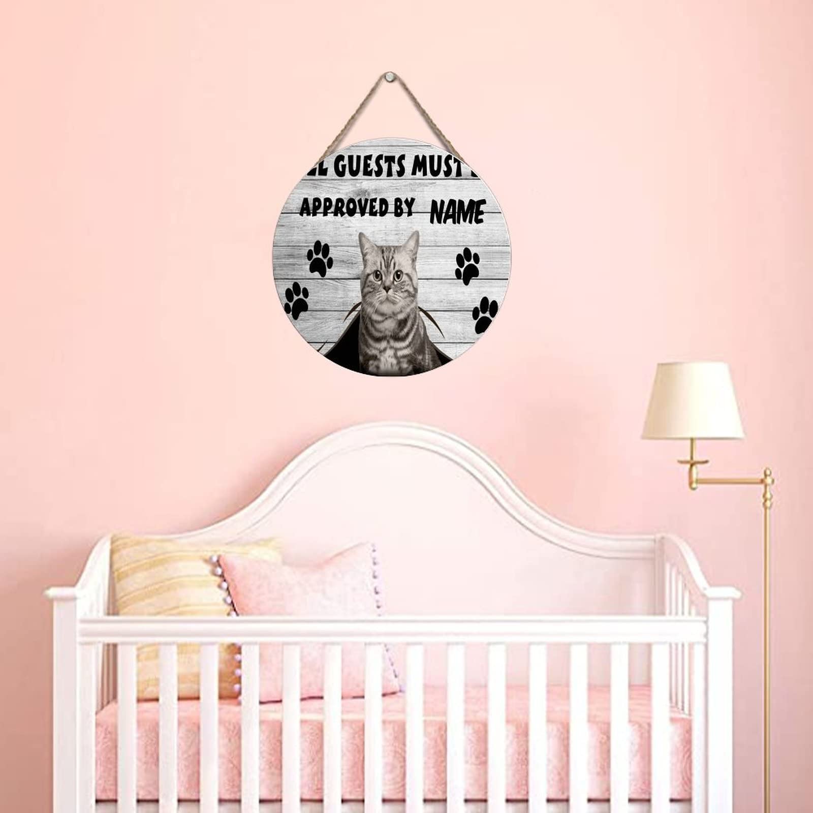 Targa In Metallo Decorativa 'Don't Tell Me What To Do' – 20x30 Cm, Con Gatto E Occhiali Da Sole, Per Parete