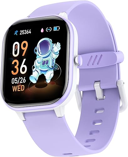 Miniatura 7 de ZURURU Reloj inteligente para niños y niñas, adolescentes, idea de regalo para niños de 6 a 14 años, monitor de sueño, contador de pasos, podómetro,