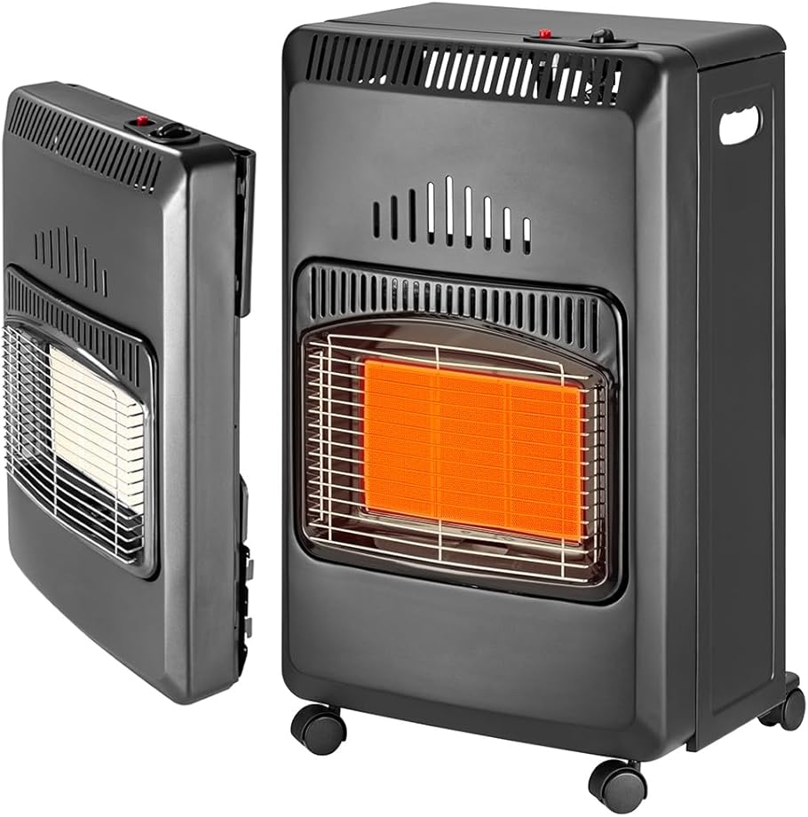 Stufa a gas pieghevole per bombola gpl di 15 kg Bakaji