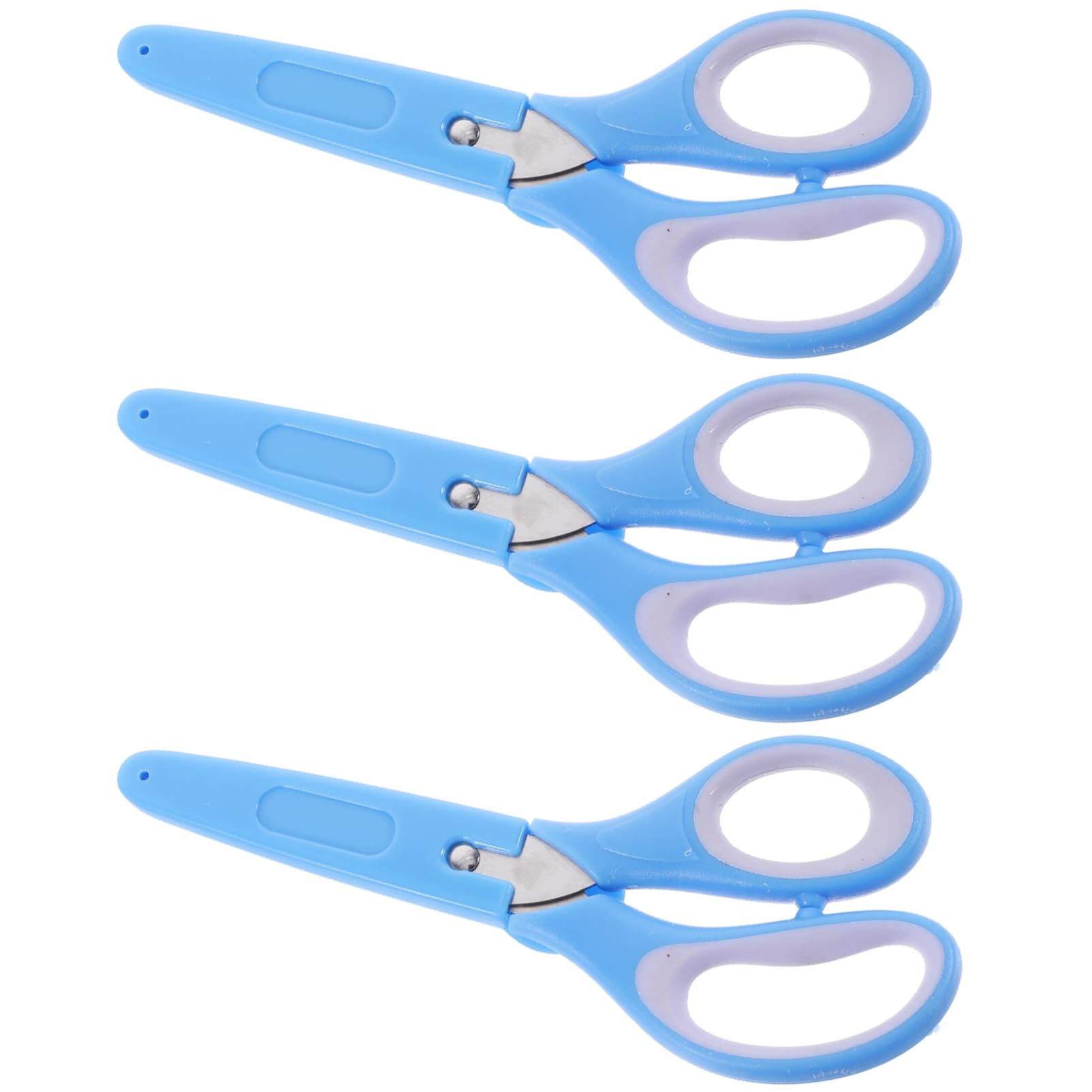 9pezzi Forbici Per Ragazzo Ragazza Con Manico Ergonomico e Protezione Per Scuola e Attività Di Fai Te Forbici Piccole e Leggere Per Lavori Manuali e Scrapbooking