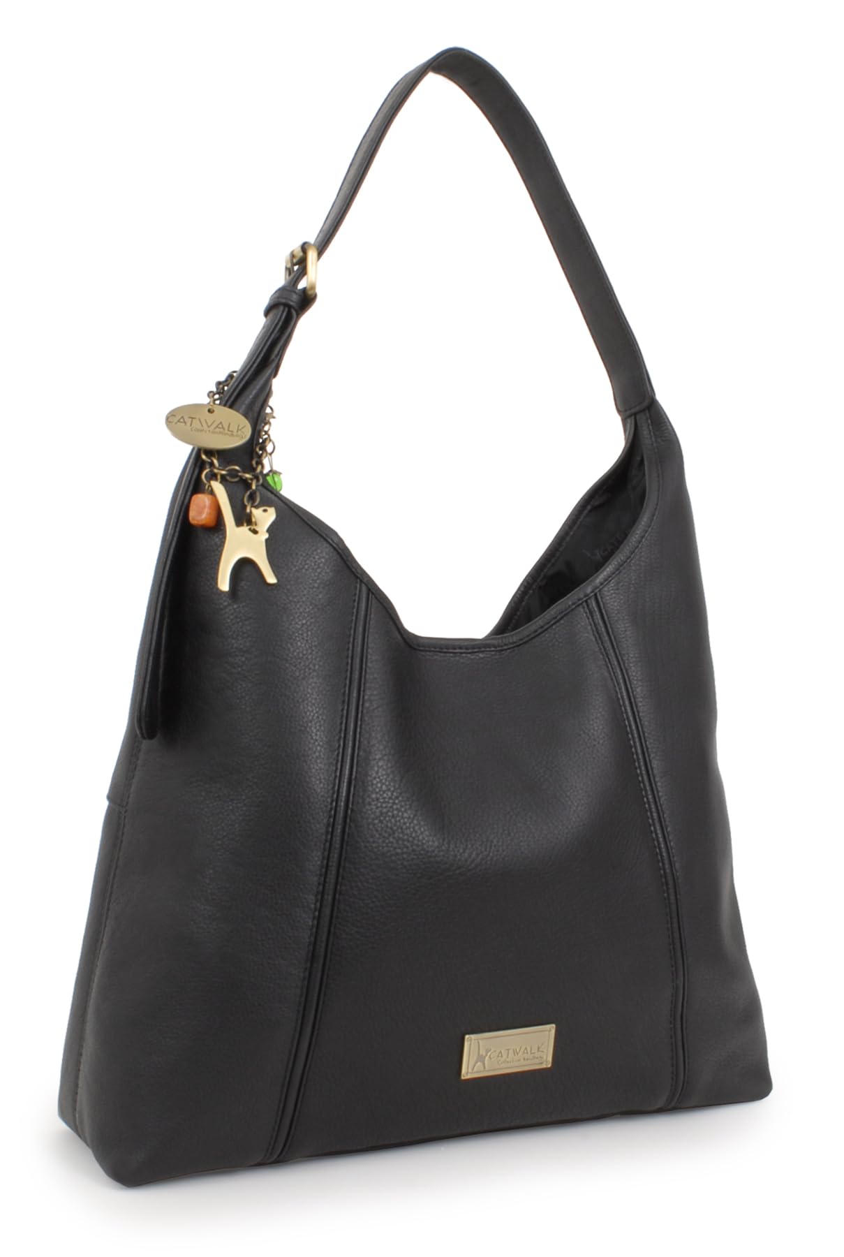 Catwalk Collection Handbags - Bolso de Hombro Piel de Mujer - Tote Bag Mediano-Grande con Cremallera - Bolso Diario - Multibolsillos - Bethany