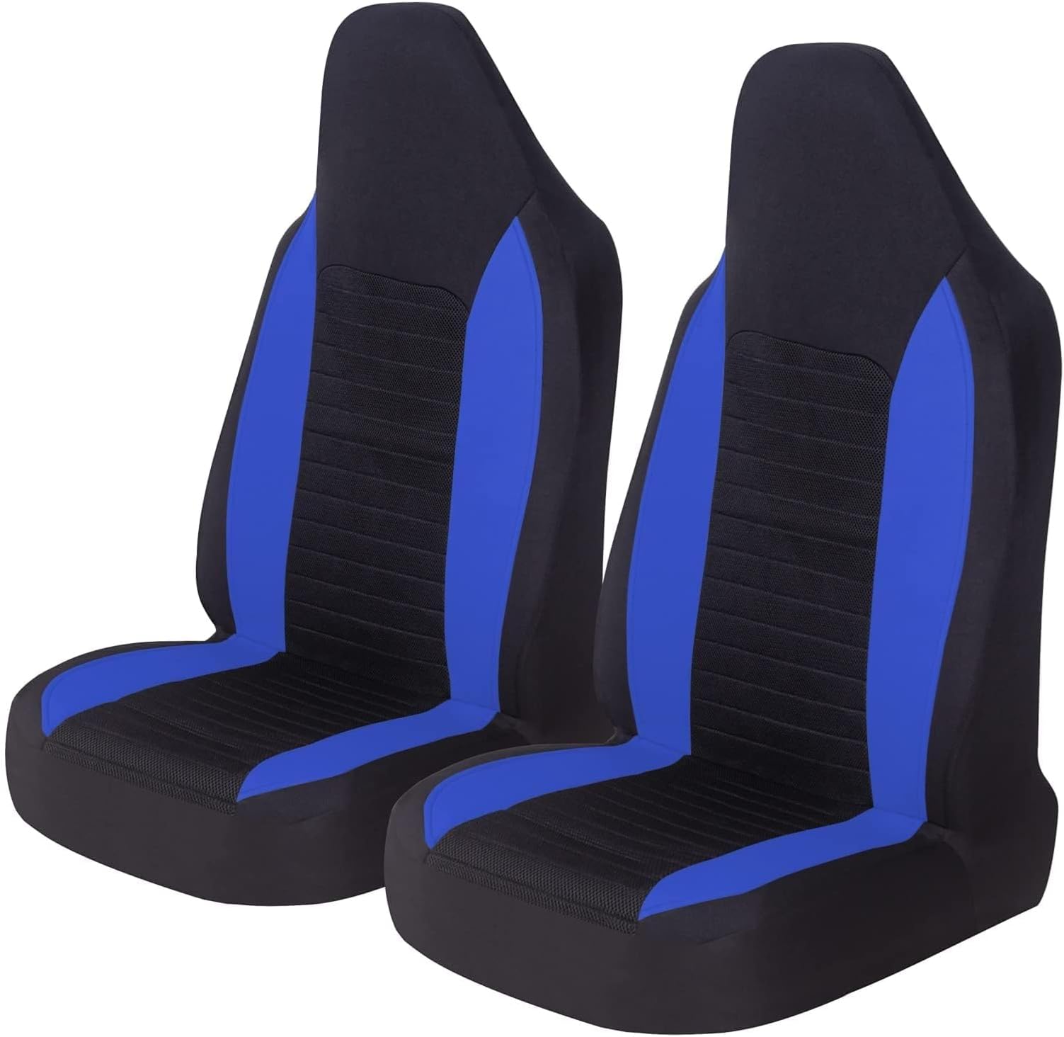 2PCS Breathable Car Seat Covers Front, for GMC Acadia 2006-2024, Bucket One-Piece Auto Front Seat Protectors Airbag Compatible, Auto Seat Cushions,C-Blue