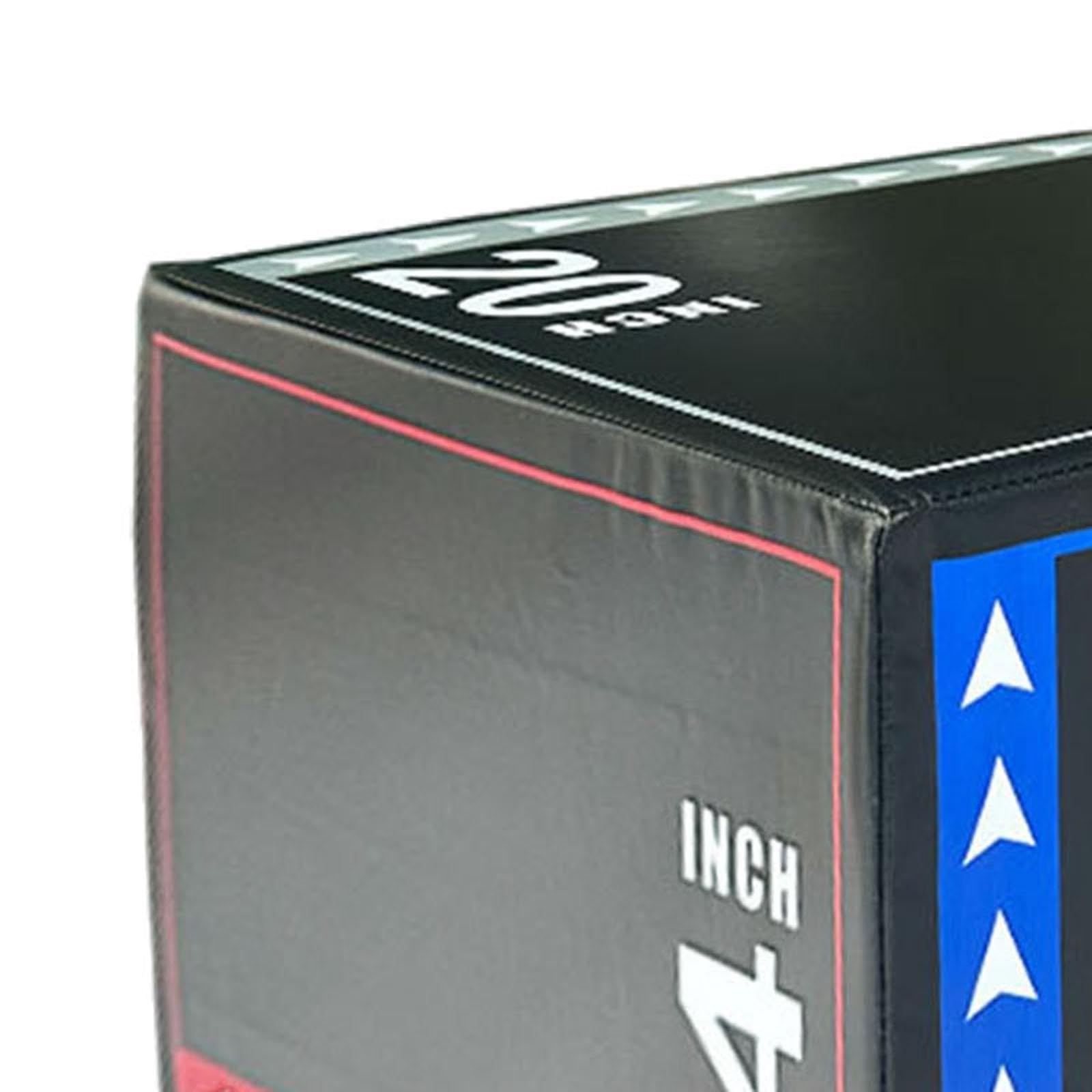 Caja de Salto Pliométrica para Fitness de Entrenamiento Cajón de Agilidad Fabricada en PVC Adecuado para Entrenamiento de Potencia Y Coord- Multinivel para Gym y Casa