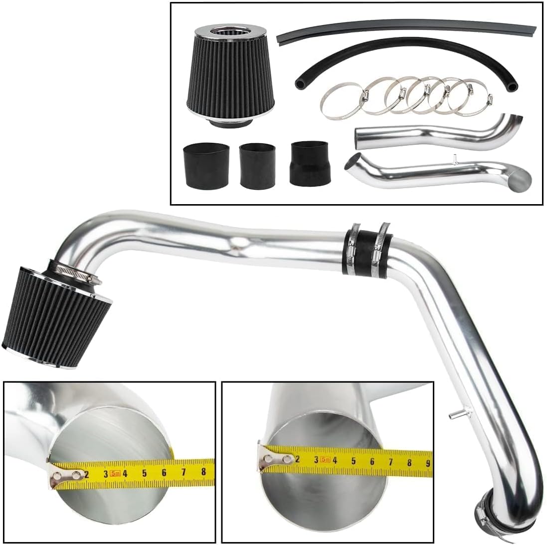 KAX Cold Air Intake Kit Compatible with Honda Civic 1996 1997 1998 1999 2000 1.6L, Black