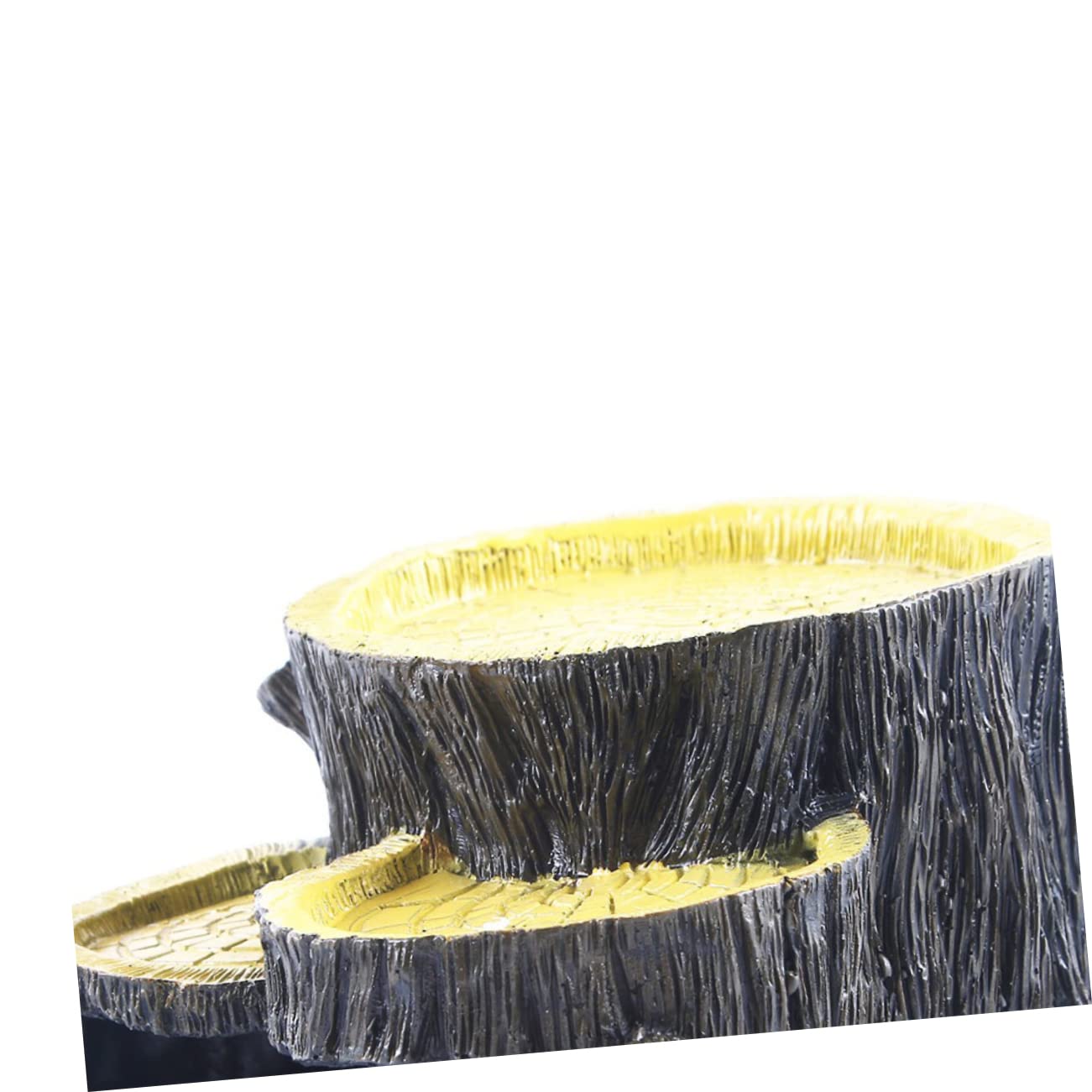 Nascondiglio in Resina per Rettili e Pesci per Terrario e Acquario | Ornamento Mini Ceppo, 1 Pezzo, Decorazione Paesaggistica per Habitat, Uso in Vasca