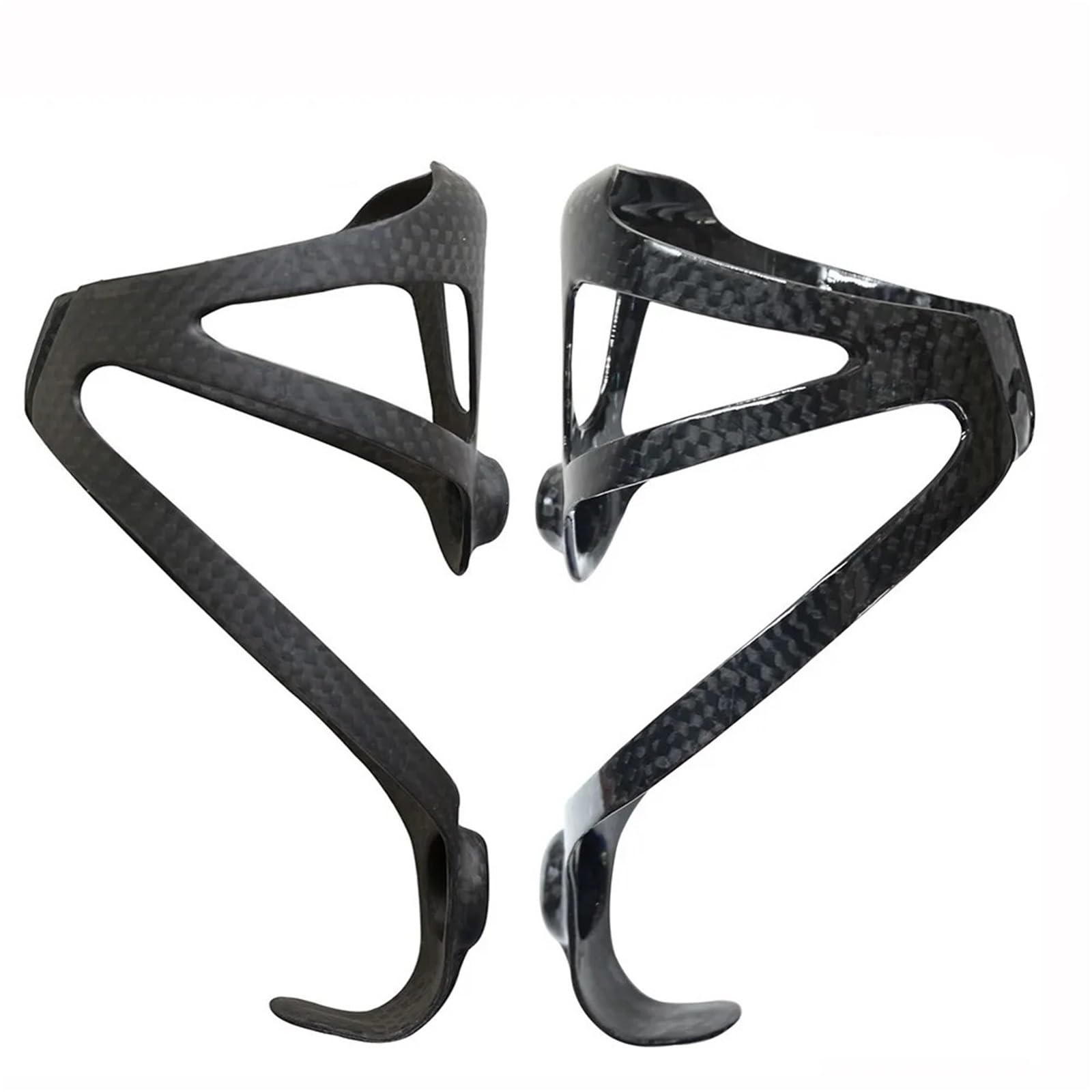Portaborraccia bici effetto carbonio Portabottiglie da bicicletta 2 pezzi completo in fibra di carbonio 3K super leggero strada/mountain bike, portaborraccia opaco lucido(2pcs UD Matte)