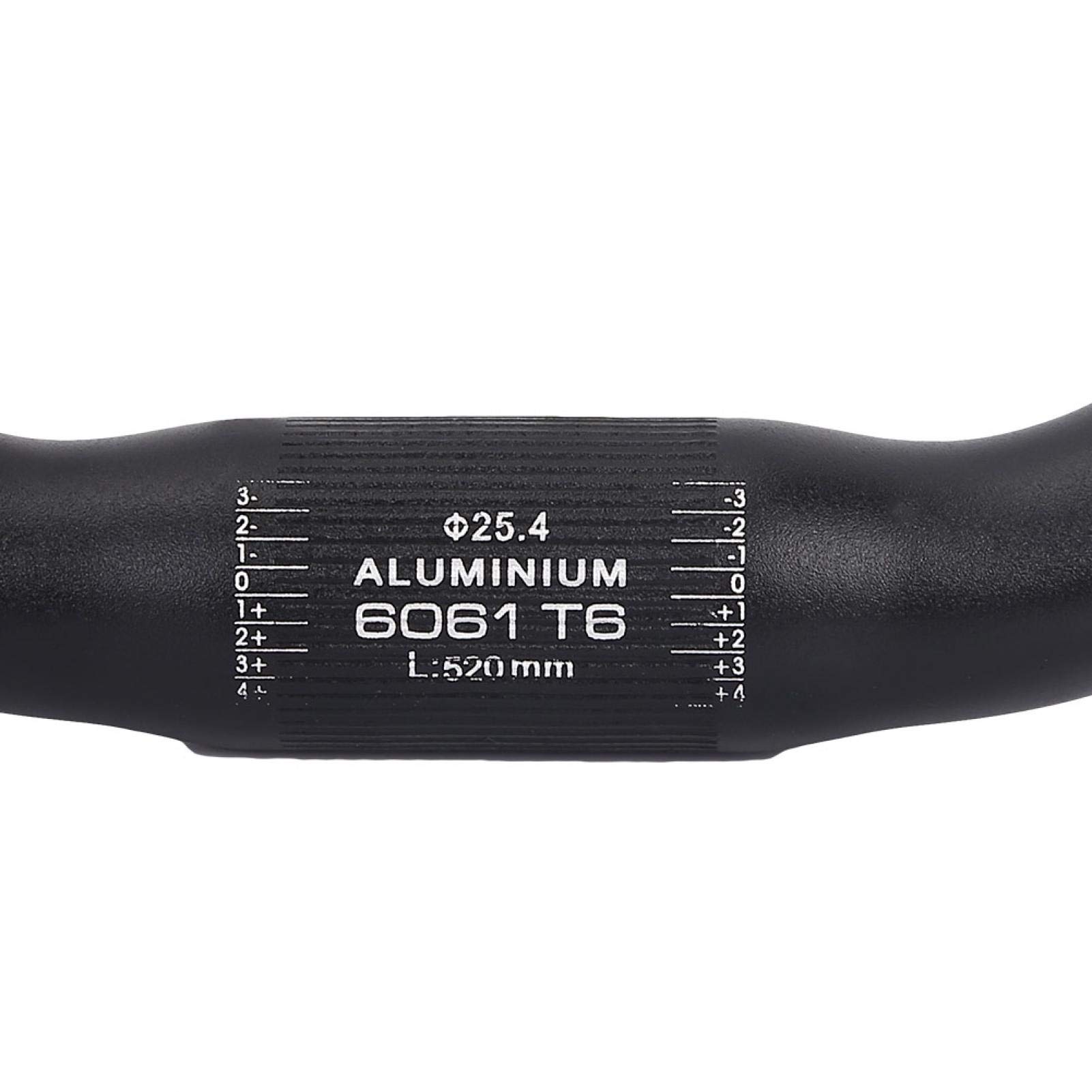 Czarna składana, odporna na ścieranie kierownica rowerowa ze stopu aluminium, kierownica rowerowa, wysoka twardość do zacisku roweru górskiego 25,4 mm Zapasowa rączka Części rowerowe