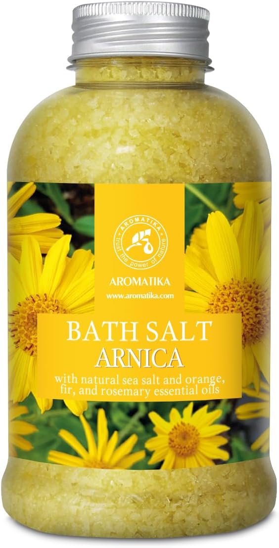 Arnica Bath Salts 21.16 Oz – 100% Natural Rosemary Orange and Fir Essential Oils – Sea Salt Arnica 600g – Best for Bath – Good Sleep – Relaxing – Body Care – Beauty Arnica Bath Salts 21.16 Oz – 100% Natural Rosemary Orange and Fir Essential Oils – Sea Salt Arnica 600g – Best for Bath – Good Sleep – Relaxing – Body Care – Beauty