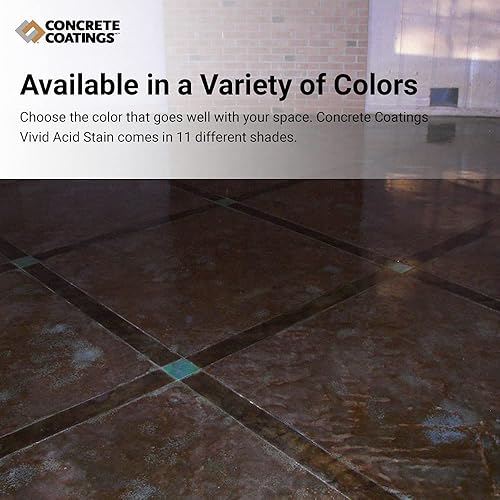 Miniatura 4 de CC Concrete Coatings - Recubrimiento Vivid Acid Stain para efecto mármol antiguo mancha para concreto para uso interior o exterior comercial o