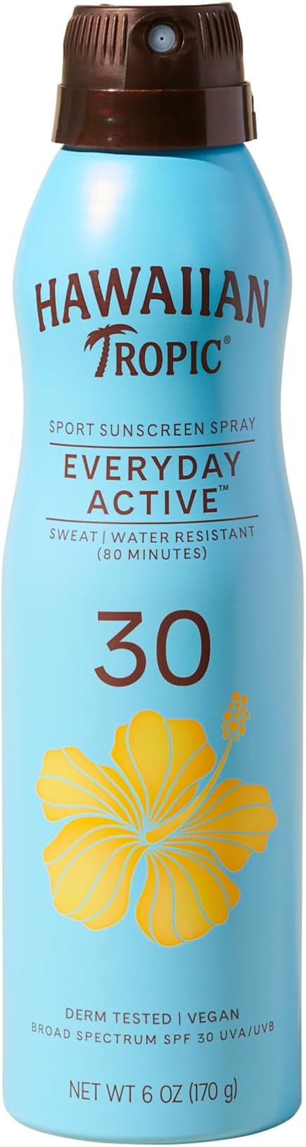 Island Sport Sunscreen Spray, Clear Coconut, 6 Ounce