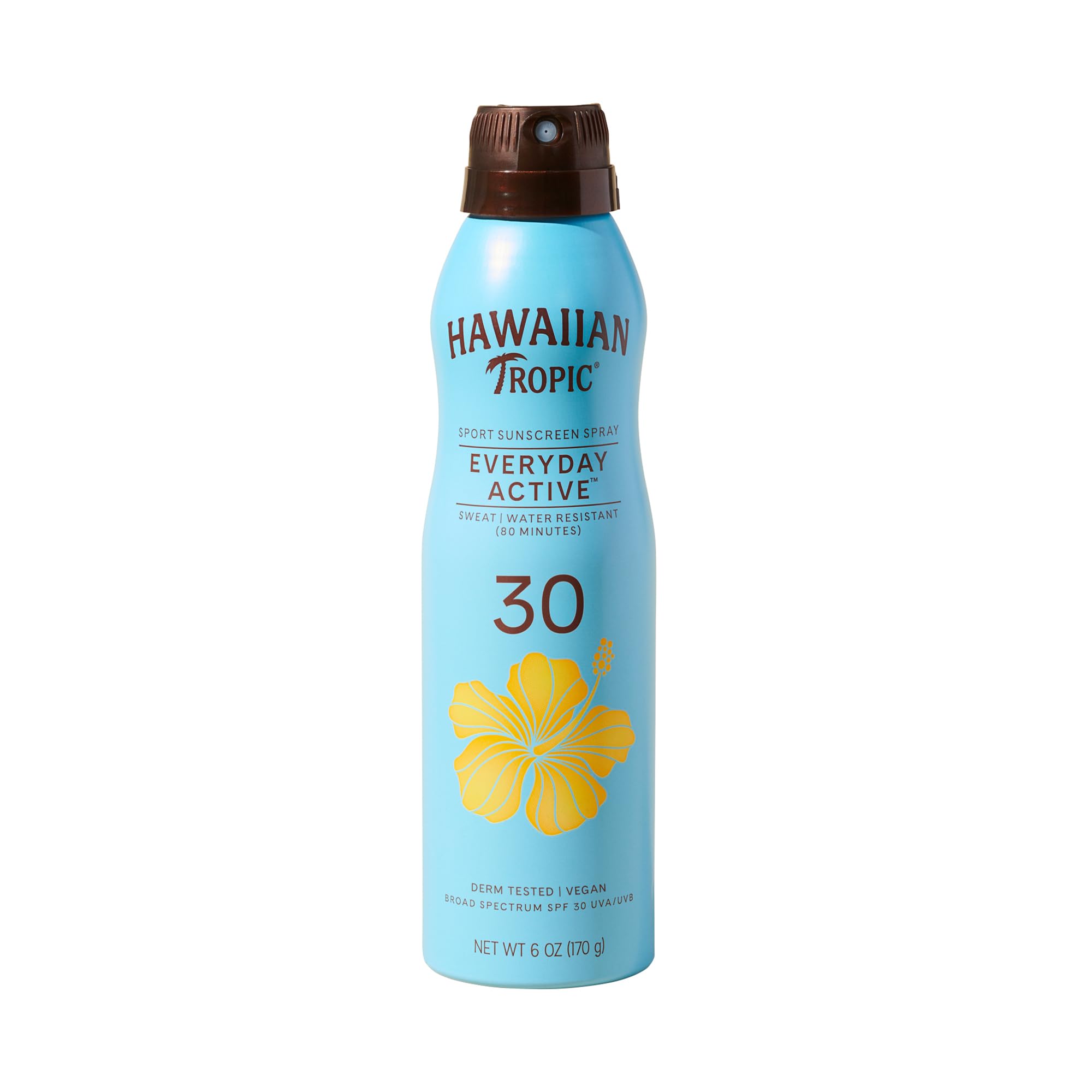Hawaiian Tropic Everyday Active Clear Sunscreen Spray SPF 30, 6oz