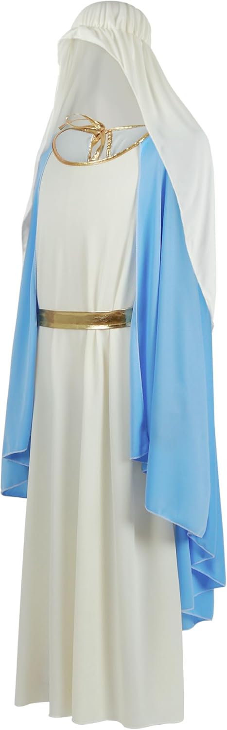 HOMELEX Mary Costume Dress Girls Halloween Cosplay Outfit - Image 6