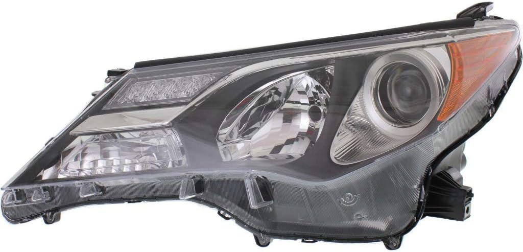 CarLights360: For 2013 2014 2015 Toyota RAV4 Headlight Assembly Driver and Passenger Side CAPA Certified w/Bulbs | TO2518147 TO2519147
