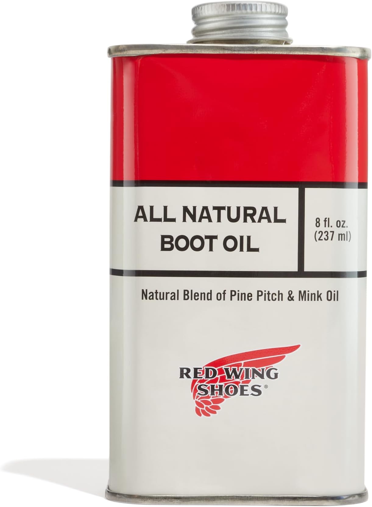 Red Wing Heritage Unisex-Adult All Natural Boot Oil-U, One Size, Clear, 8 ounce