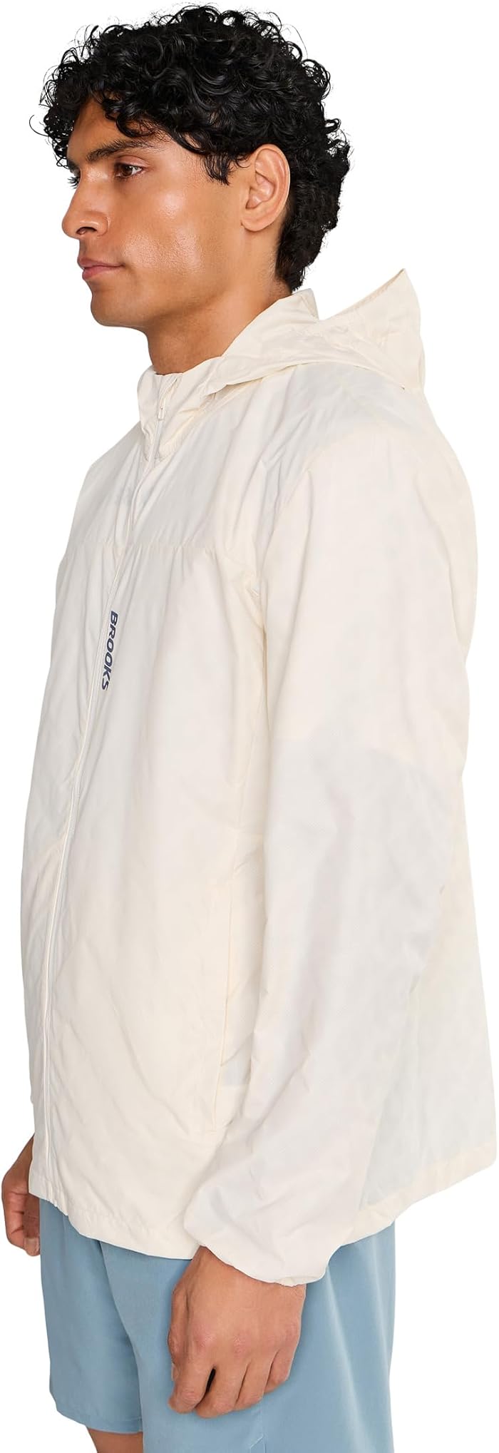 Мужская куртка Brooks Canopy Reflective, цвет: Белый — фото 5