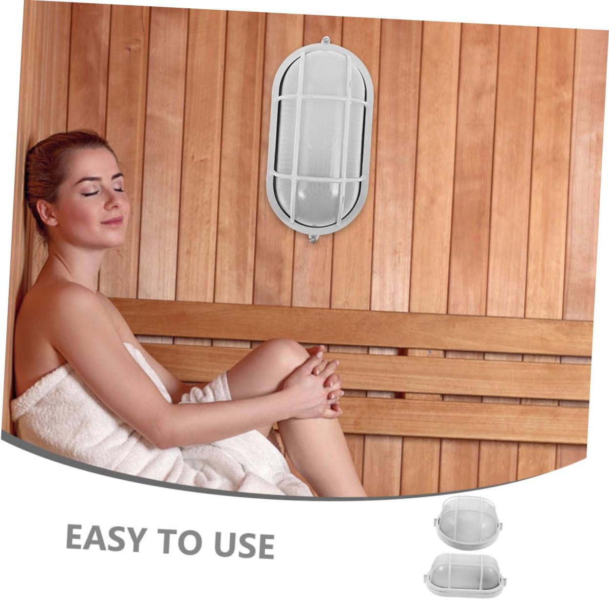 2pcs Fog Explosion Sauna Lamp Durable Indoor Light Fixture for Steam Accessory Easy to Install Design for Damp Environments
