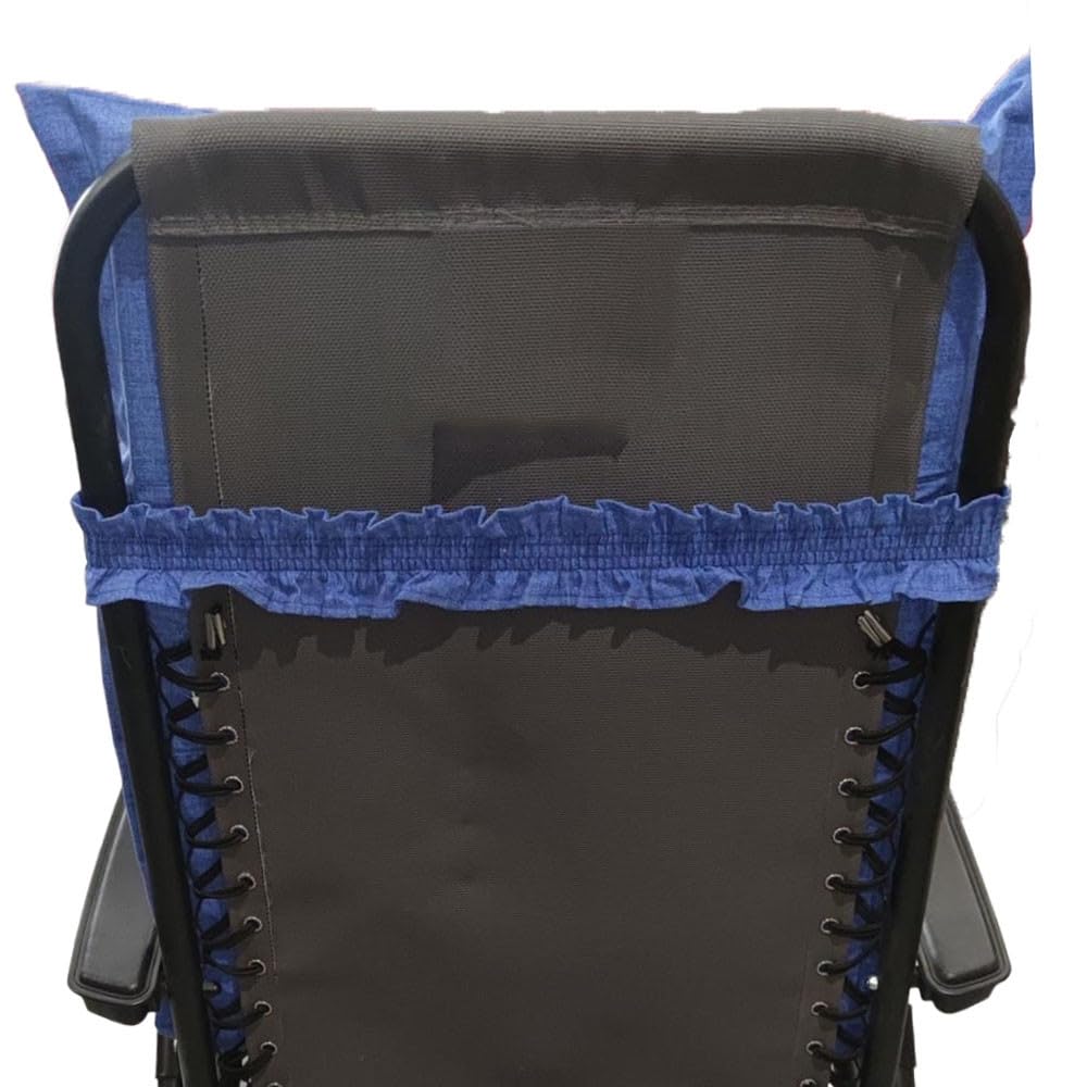 Cuscino Imbottito per Lettino Prendisole Sedie Sdraio 160x47x4cm Made in Italy in Poli-Cotone Materassino Trapuntato con Fascia Elastica per Giardino Piscina mare spiaggia (panna)