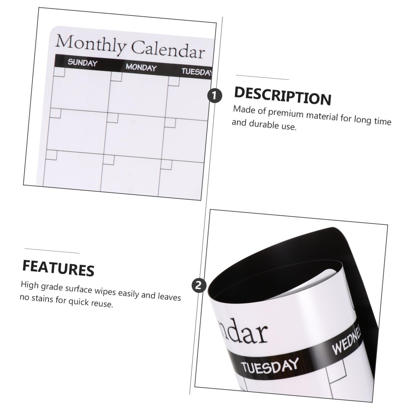 VILLCASE 3 Stk Magnetischer Kalender Kühlschrank Kalender Planen Magnetischer Planer Monatsplantafel Notiztafel Messageboard Magnetische Plantafel Monatsplaner Das Haustier