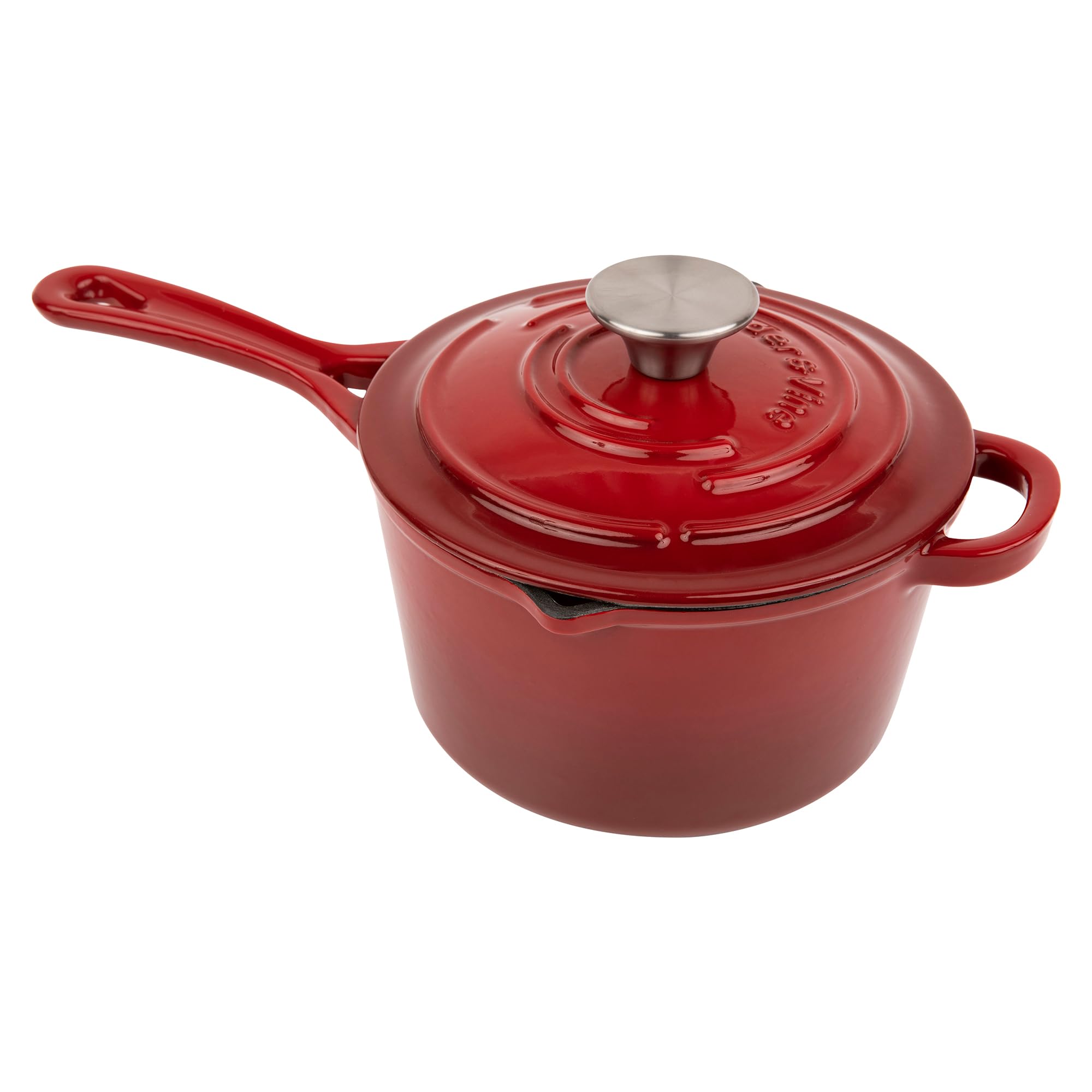 Larder & Vine Enameled Cast Iron Saucepan - 2.2 qt -11