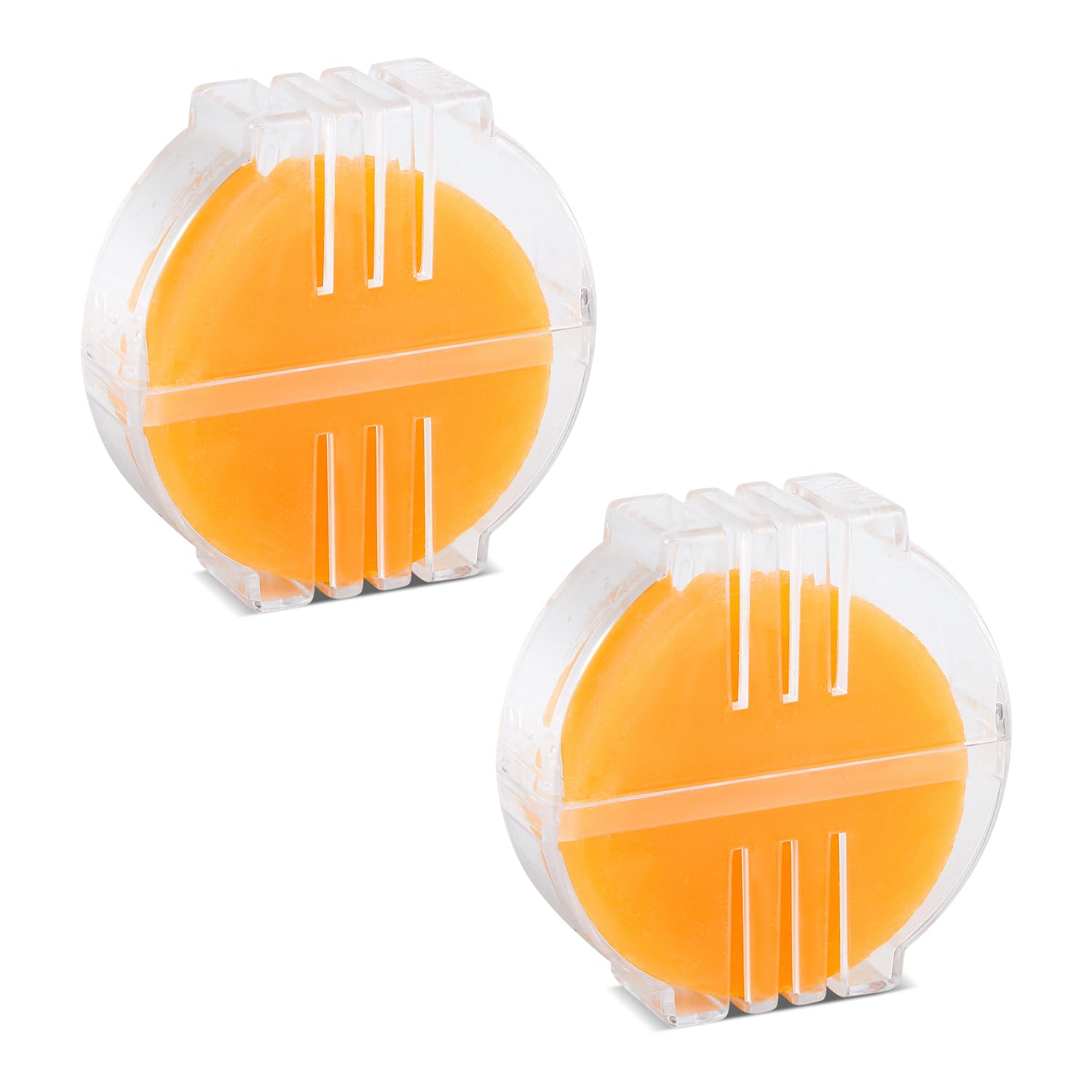 2pcs Beeswax Thread Conditioner, Thread Wax for Hand Sewing with Plastic Box Thread Conditioner Wax Beeswax for Sewing Quilting Reinforcing Thread (Yellow)