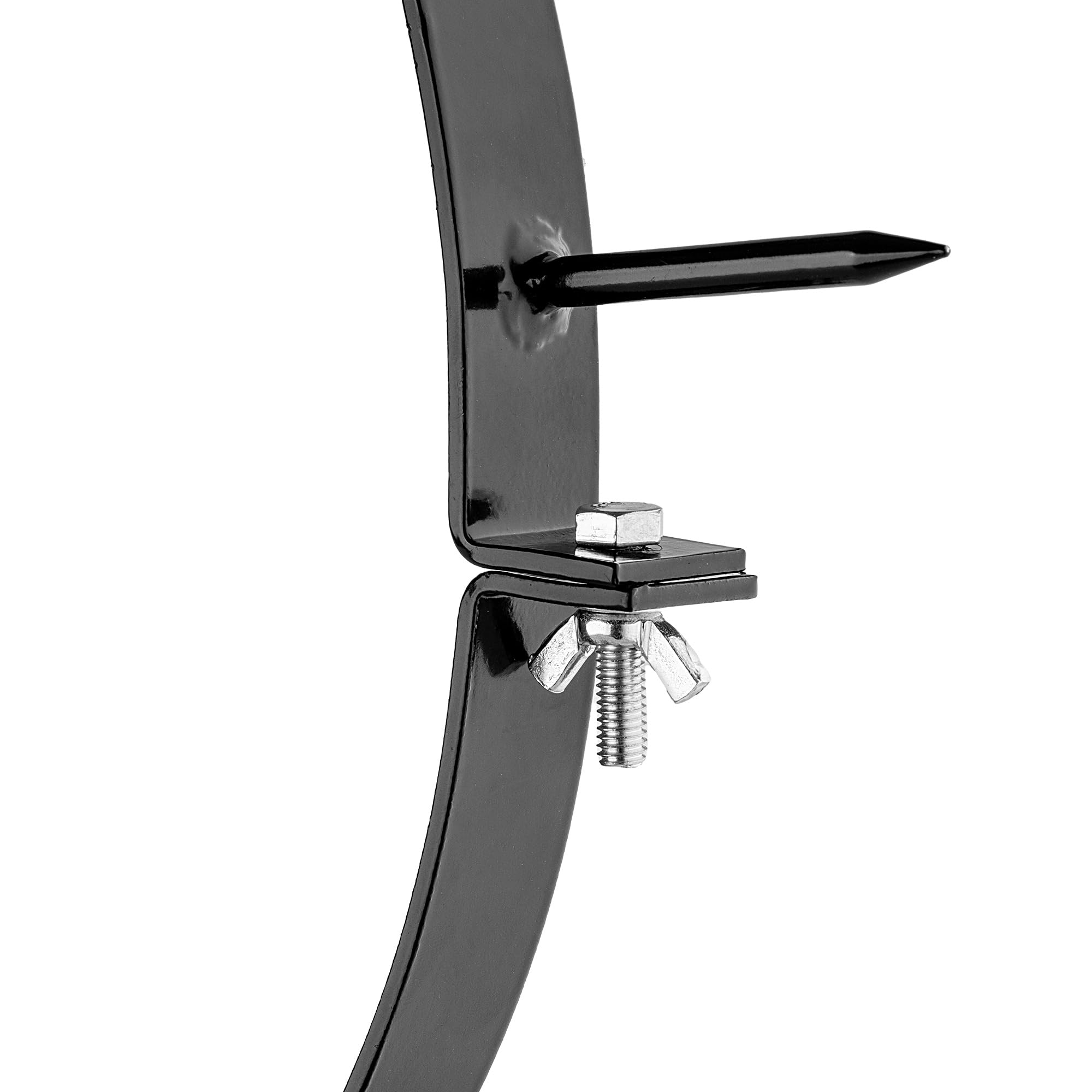 KADAX Juego de 5 picos de 31 – 33 cm de diámetro, accesorio de aireación para césped con púas de acero pulverizado de 6 cm de largo, aireador de césped, accesorios para rodillos