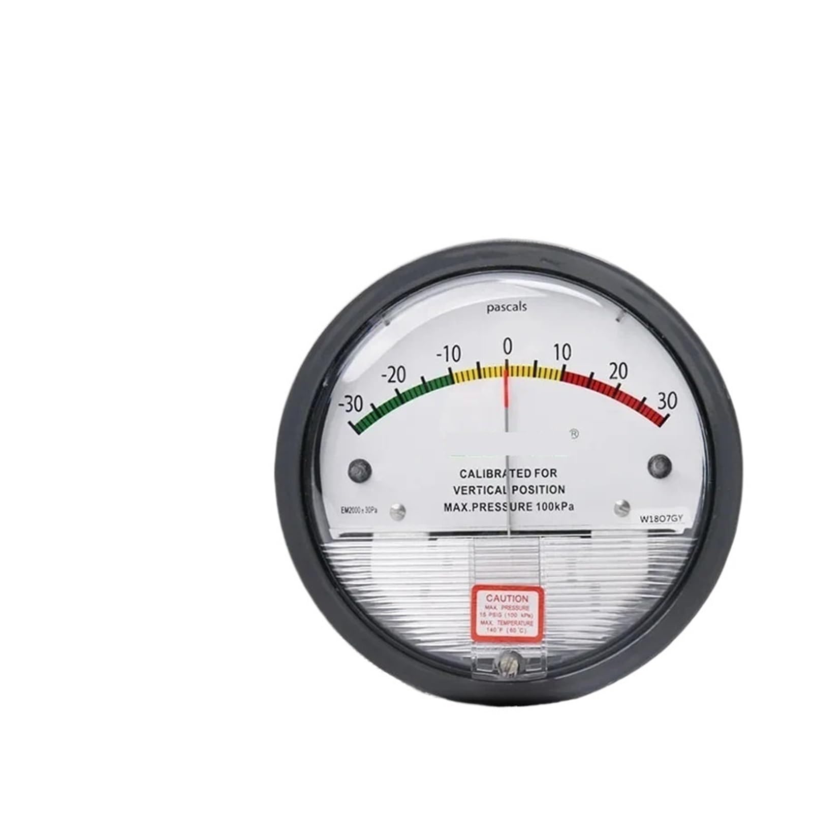 Medidor de presión diferencial Digital medidores de Aire barómetro presión Positiva Negativa for detección de Sala Limpia KPA/mbar(-30-30pa)
