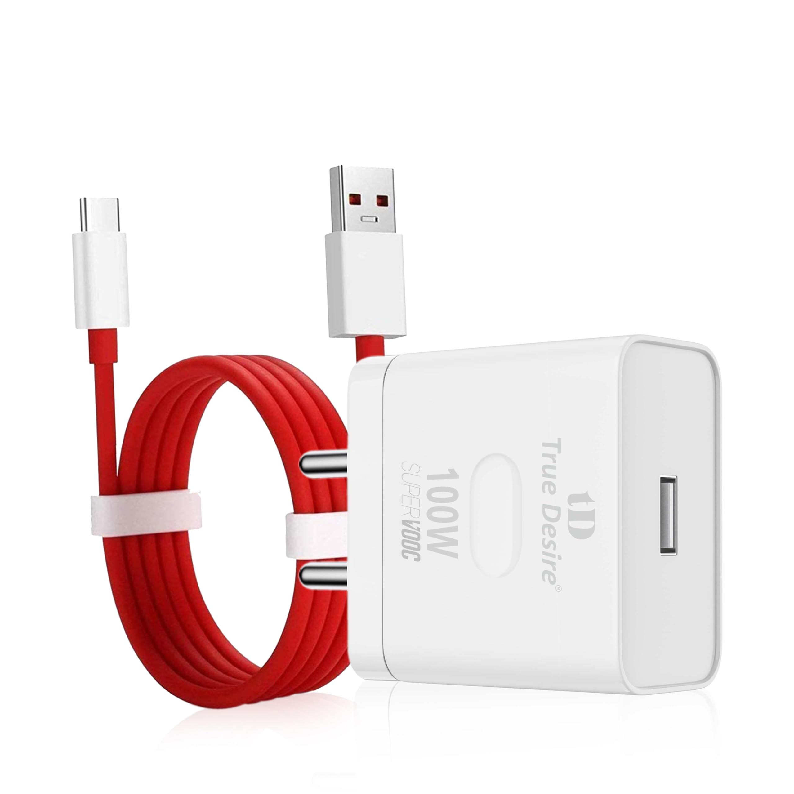 True Desire 100W (9.1 Amp) Power Adapter with Type C Cable Compatible with Smart Phones That Support Charging Upto 100W (White) (B0CGX32XXS) Amazon Price History, Amazon Price Tracker
