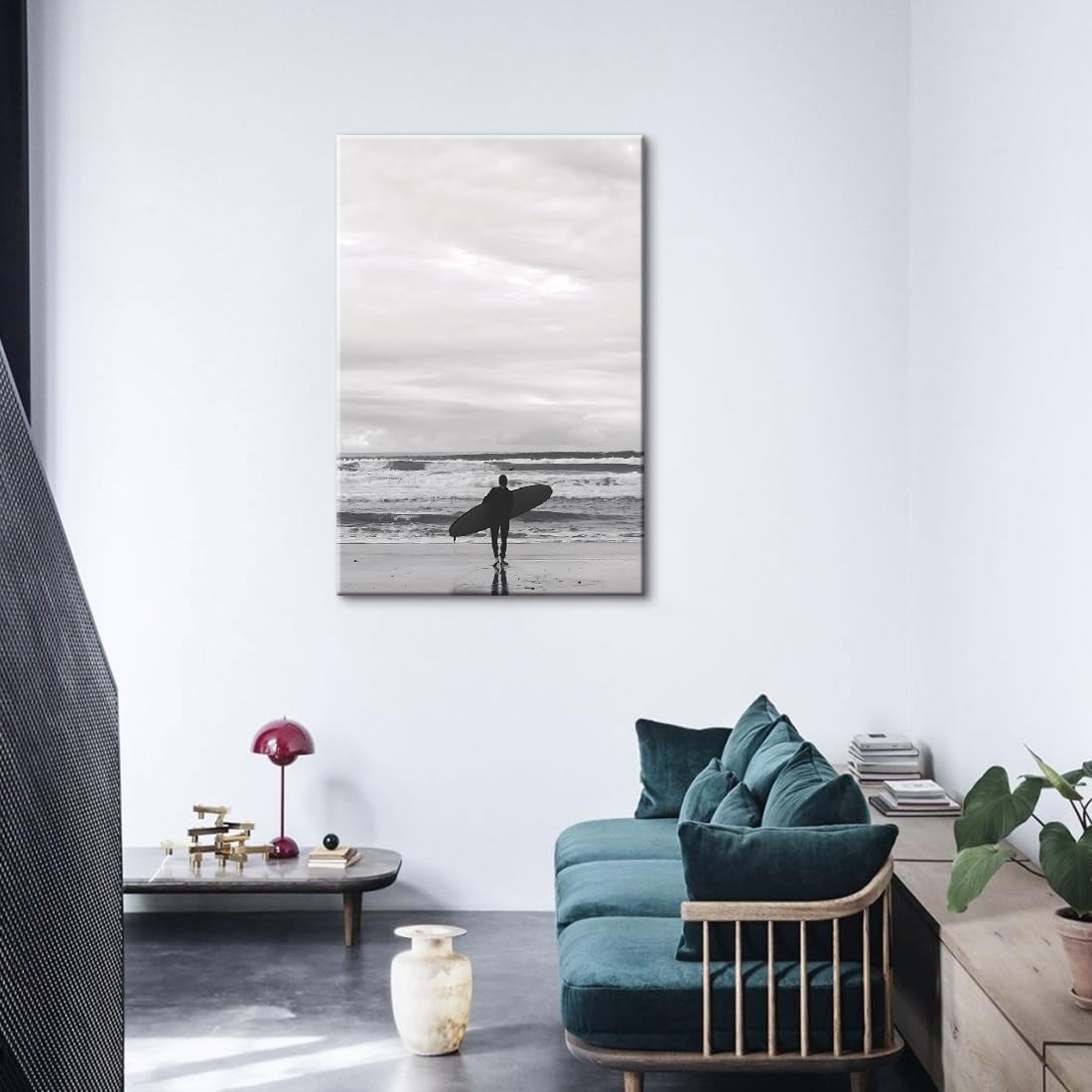 ポスター フレームセット おしゃれ インテリア 木枠付きの完成品 (60x90cm（24x36in）,A)