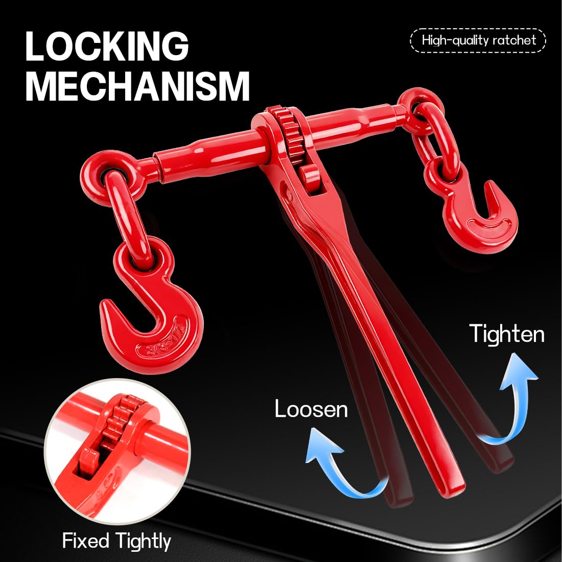 Ratchet Load Binders - Heavy Duty Chain Binders -4