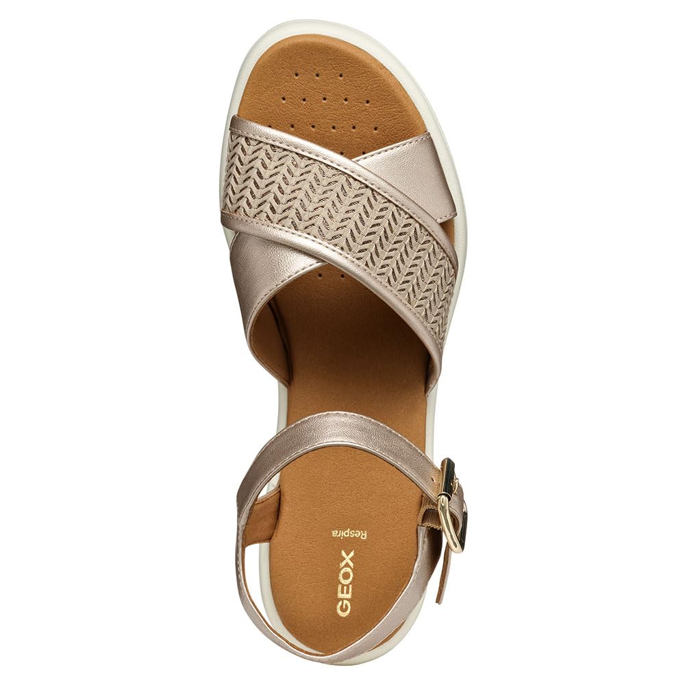 Geox D Meliconia G Sandalia de cuñaMujer