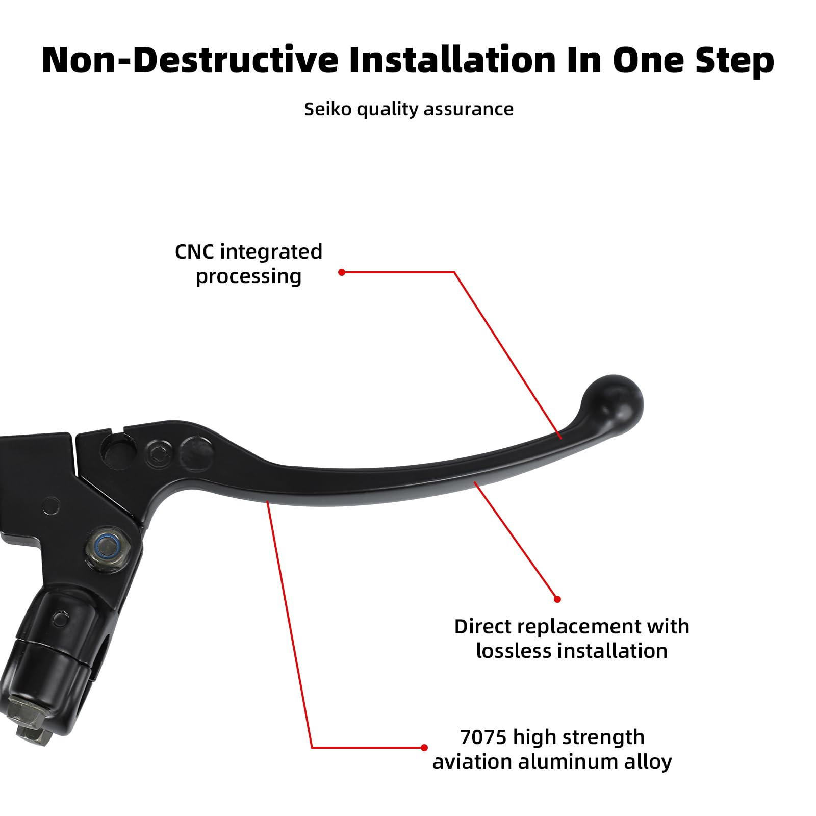 Kupplungshebel Motorrad 7/8 Zoll - Aluminium Bremsgriff Für Dirt Pit Bike 50cc-125cc