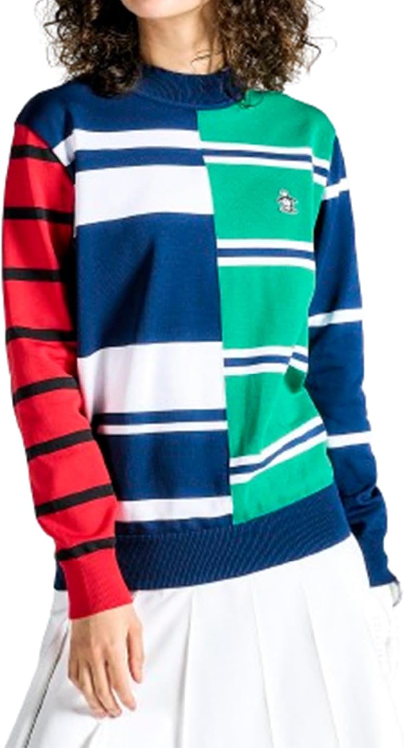 MARK&LONA マークアンドロナ エンボスロゴ 長袖ニット ゴルフウェア