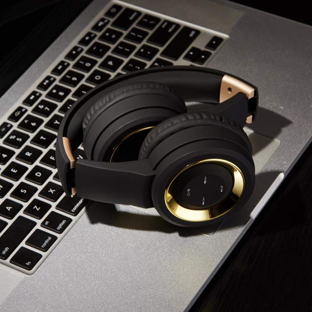 ADITAM Cuffie Bluetooth Senza Fili FM Music Sports Card Cuffie Stereo Pieghevoli Portatili Multifunzione Double The Comfort
