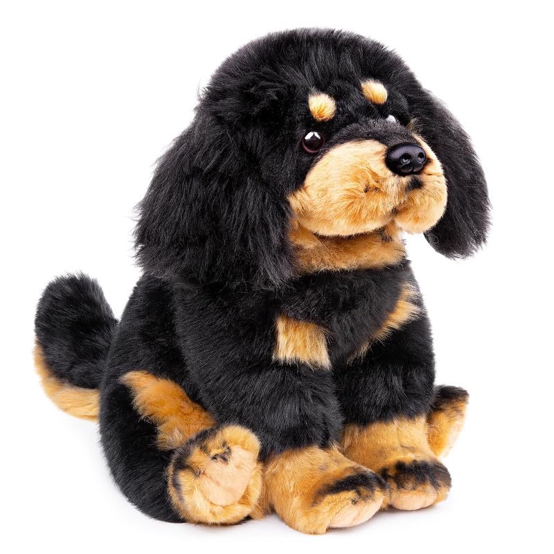 PuffPurrs Simulation Tibetan Mastiff Plush Toys, Realistic Tibetan Mastiff Stuffed Animal Plush Toys Soft and Cute Dog Plush Toys 10inch, Birthday Gifts for Kids, Home Decor — image 1