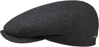 Stetson Belfast Wool Flat Cap Peaked Cap New Wool Cashmere Made in EU Men Fall Winter