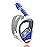 QingSong Kids Snorkel Mask Full Face, Snorkeling Set with Camera Mount, 180 Degree Panoramic View Snorkeling Gear Anti-Fog Anti-Leak