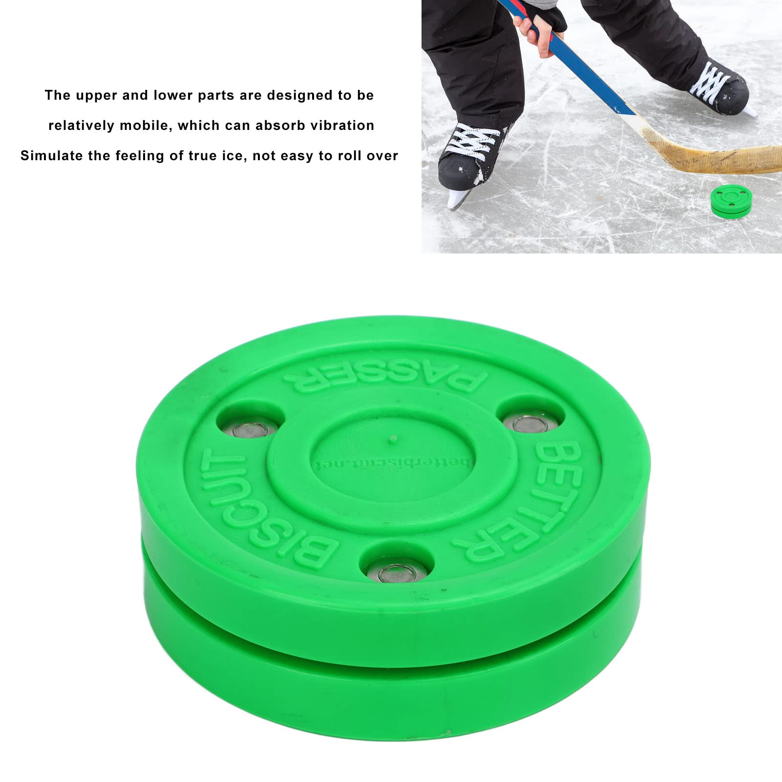 Roller Hockey, Palet de Hockey sur Glace en PolyoxyméThylèNe pour Le Patinage
