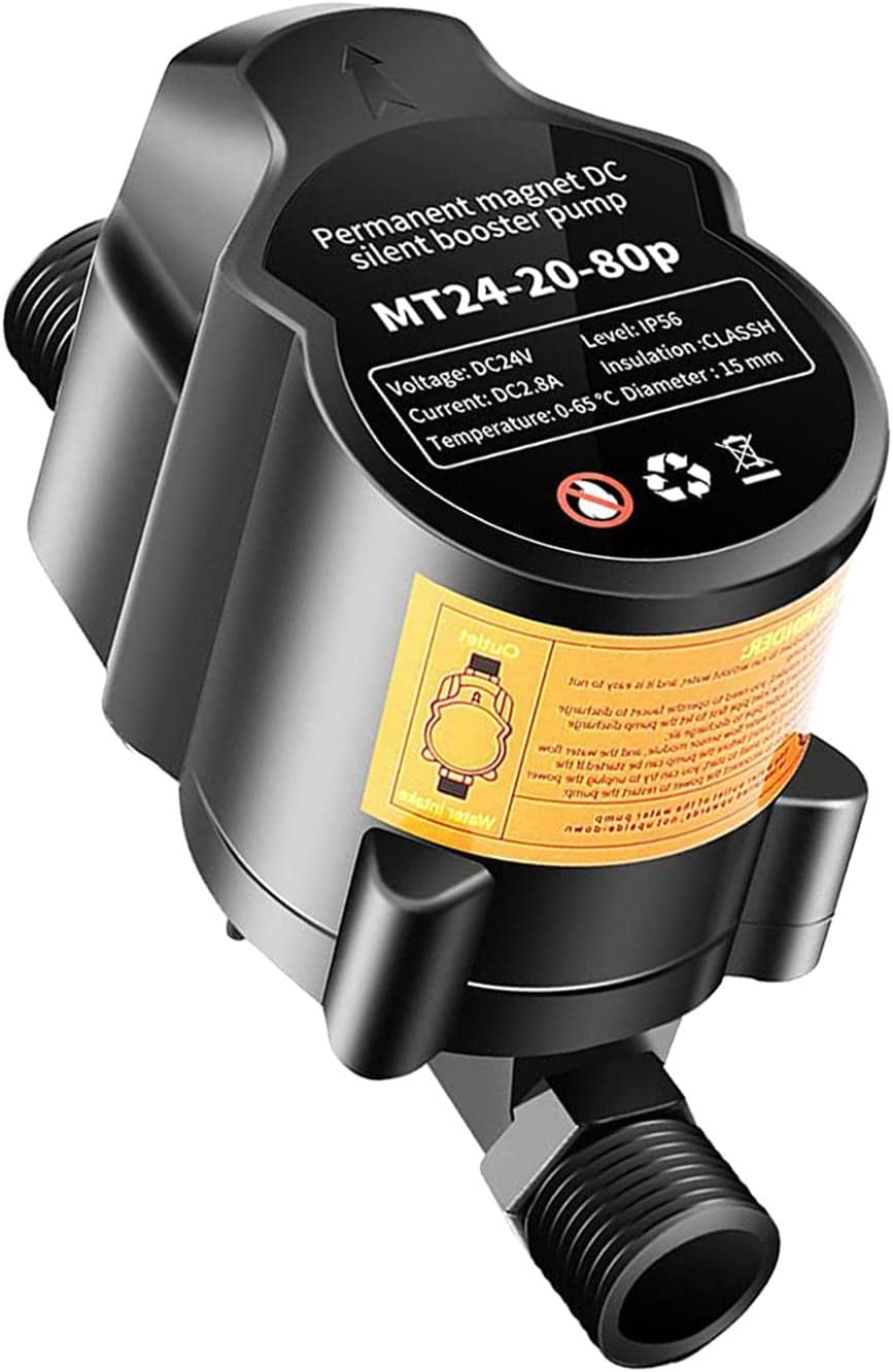 Automatic Water Pressure Booster Pump Domestic Controller DC 24V Water Pressurizing Pump for Shower