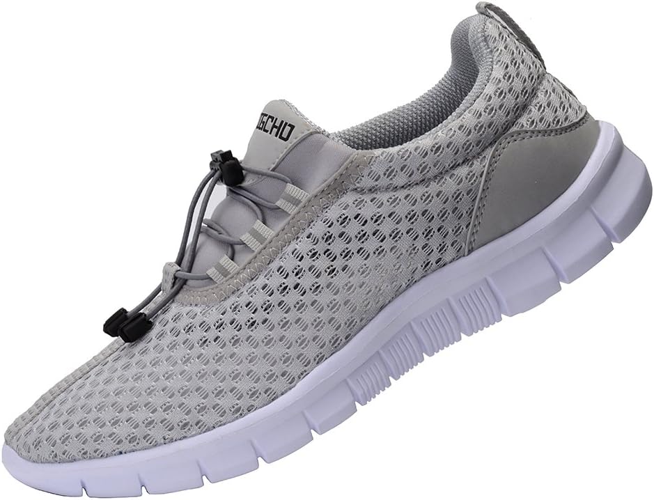 RIGCHO Men's Athletic Running Shoes Fashion Sneakers Lightweight Breathable Casual Mesh Soft Sole Shoes