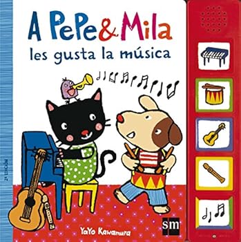 Hardcover A Pepe y Mila les gusta la música [Spanish] Book