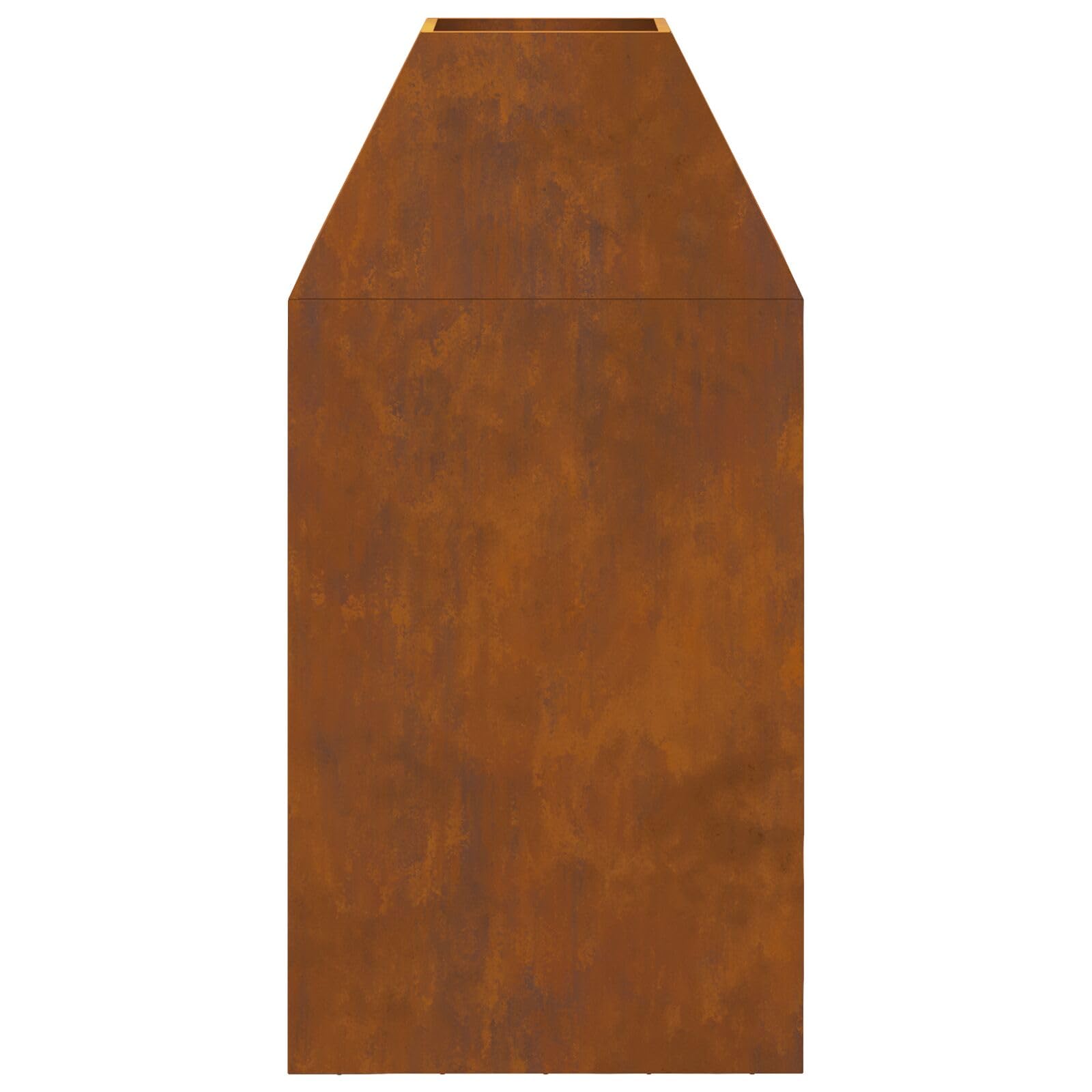 Palenisko ze stali corten 50x50x100 cm - 858989