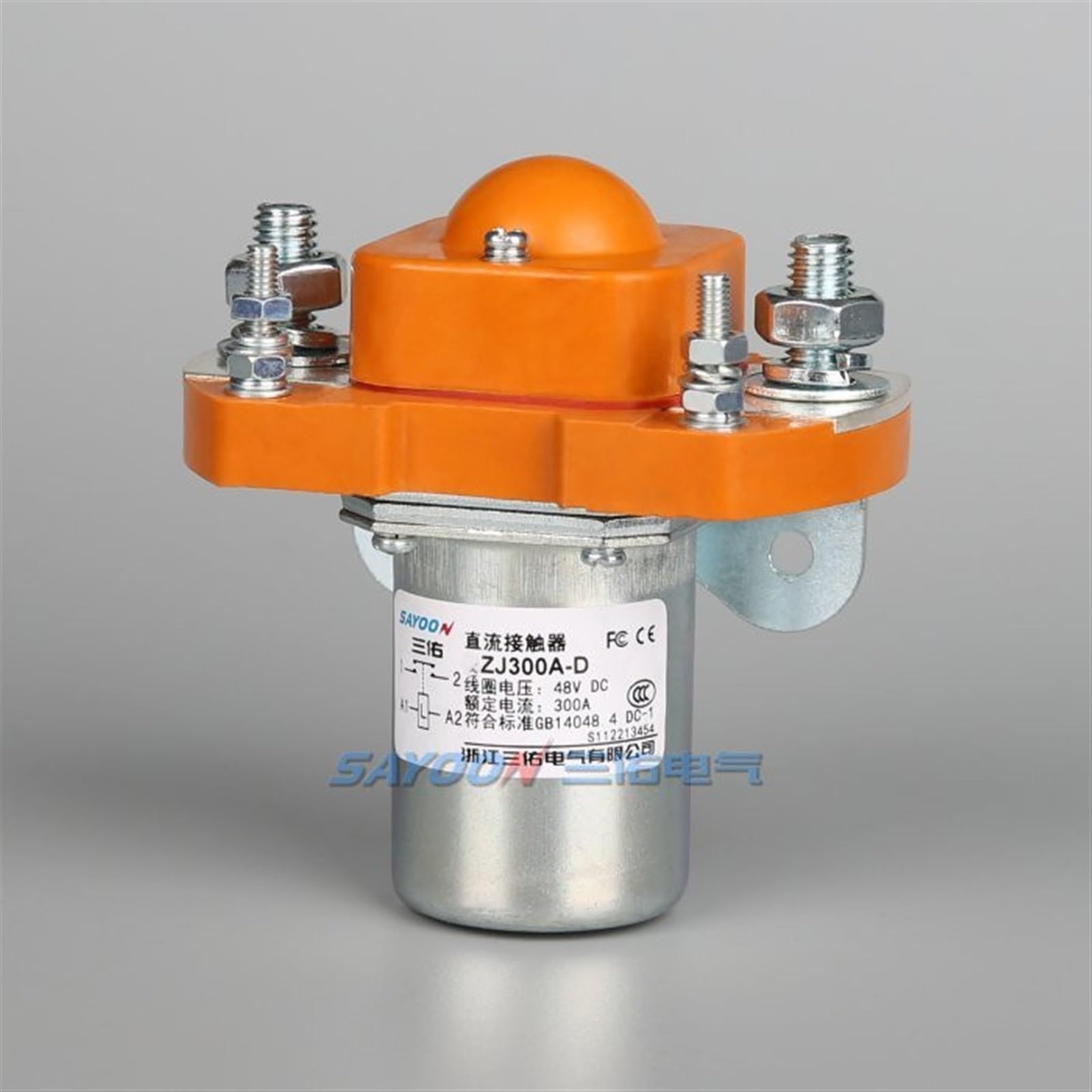 QEFHSVVZE ZJ50D 100D 200D 300D 400D 600D DC contactor 12V 24V 36V 48V(Zj300d,DC 72V)