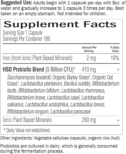 Miniatura 10 de Garden of Life alimento saludable probiótico suplemento Defensa primera HSO probiótico fórmula suplementos dietéticos 216 cápsulas vegetarianas
