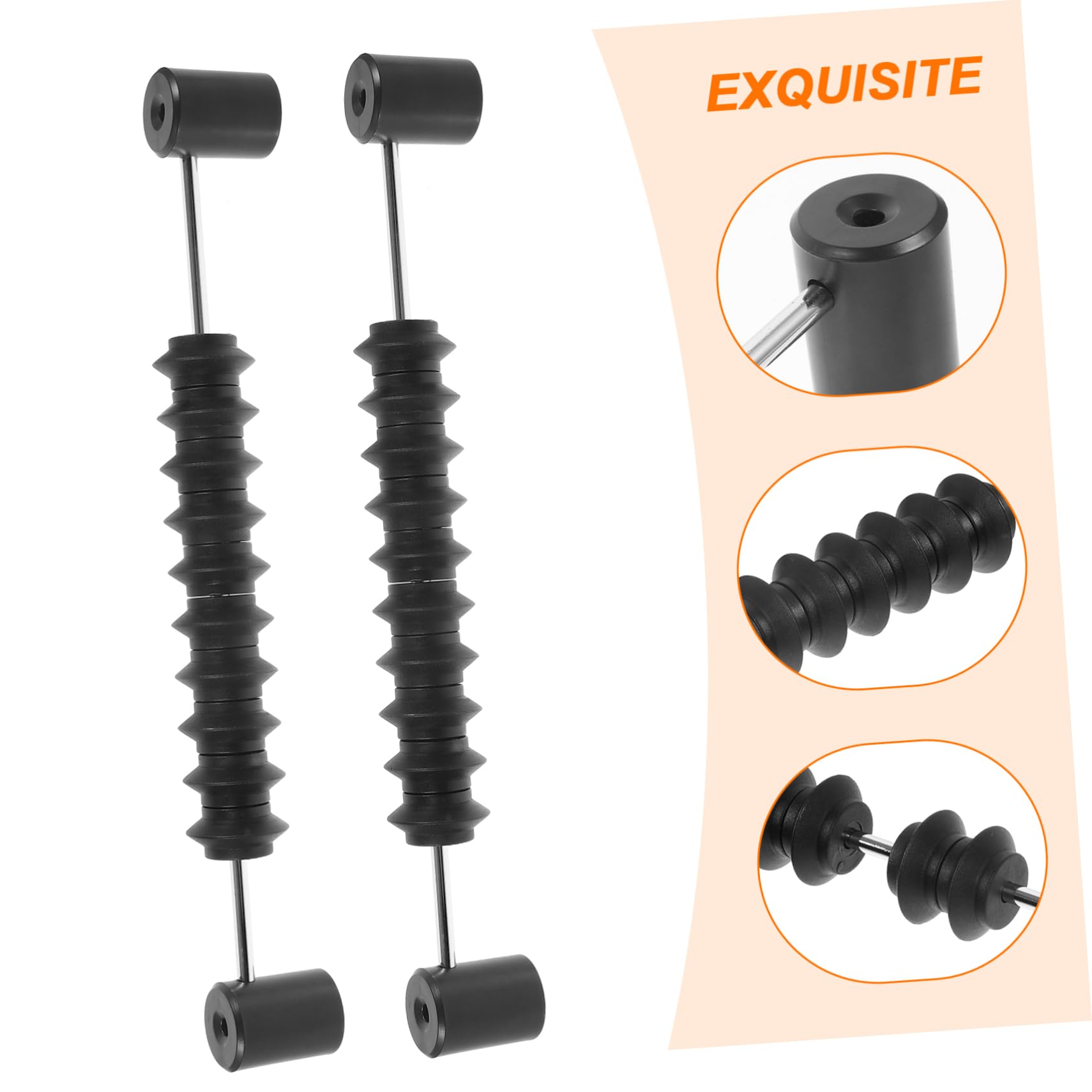 HANABASS Compteur de Points pour Baby-Foot, 2 Barres Noires en Panneau de Fibres, Marqueur de Score Solide pour Table de Football et Jeux de Balle