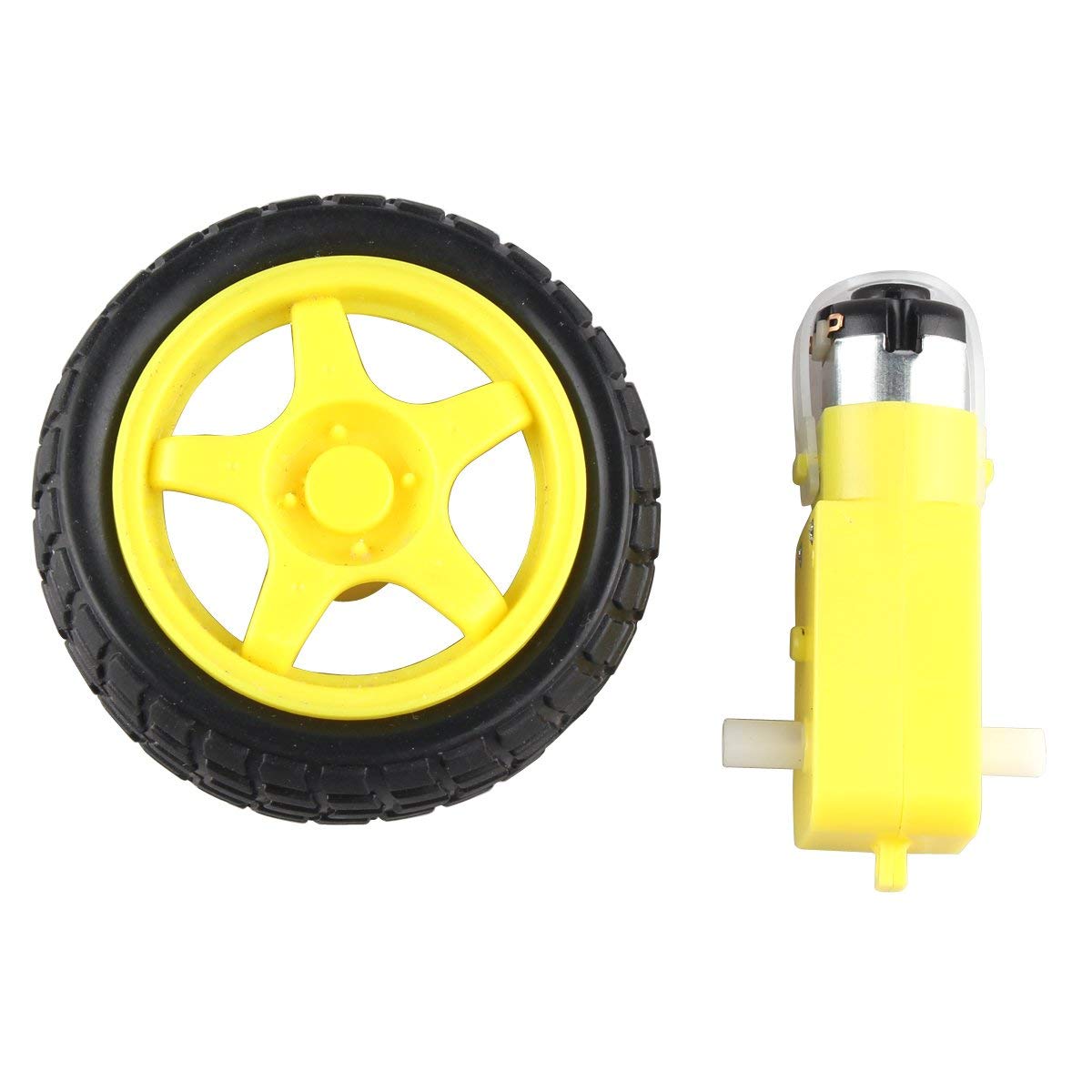 HALJIA DC 6V 120RPM Motoréducteur Moteur à engrenage Pour Robot Smart Voiture DIY